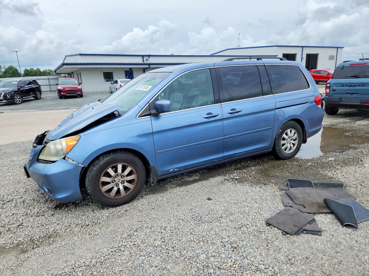 2010 Honda Odyssey Exl Blue vin: 5FNRL3H78AB077168