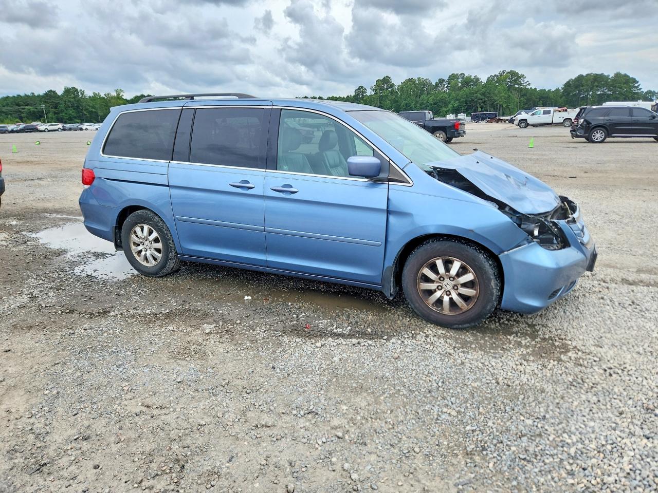 2010 Honda Odyssey Exl Blue vin: 5FNRL3H78AB077168