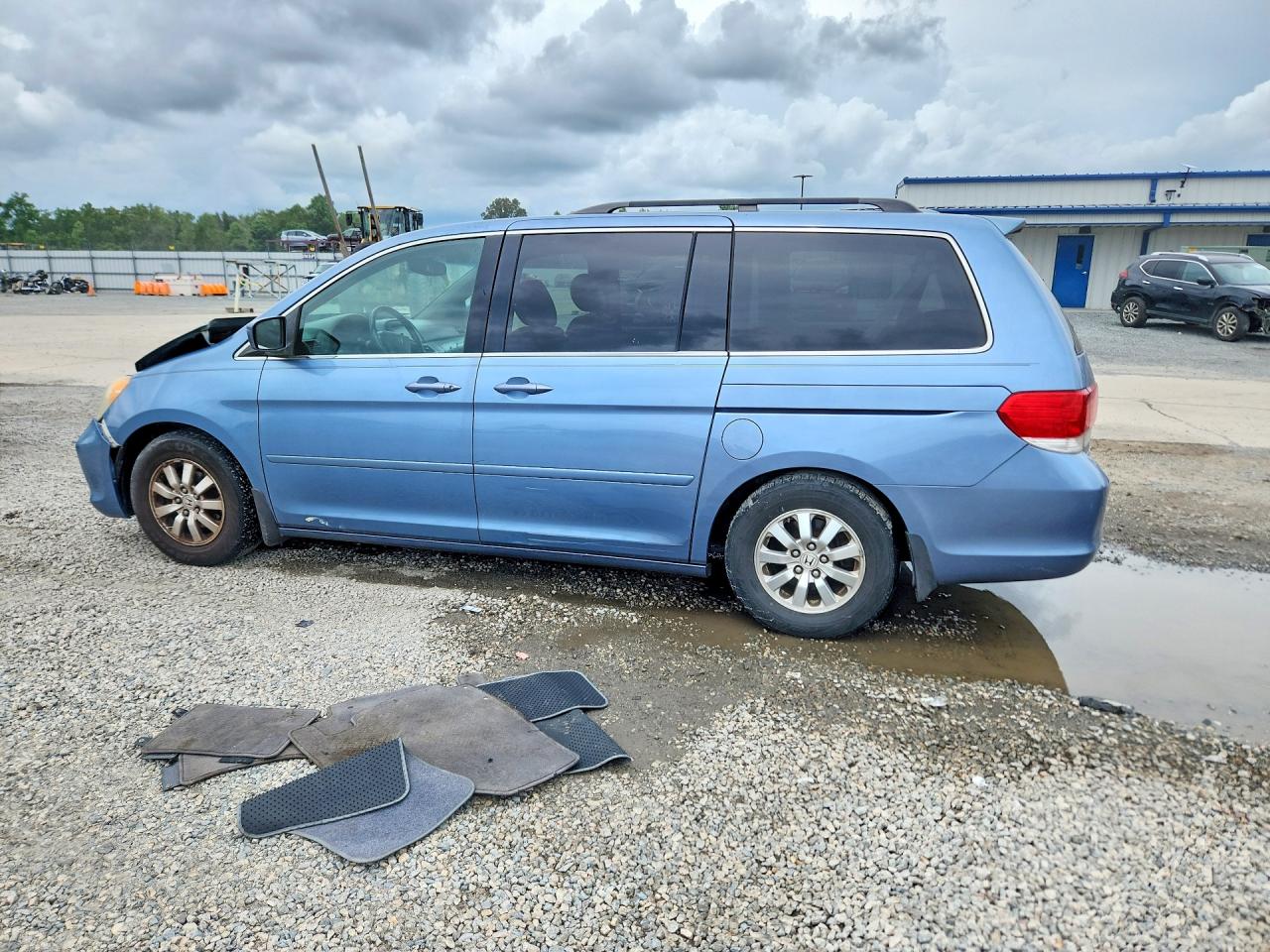 2010 Honda Odyssey Exl Blue vin: 5FNRL3H78AB077168