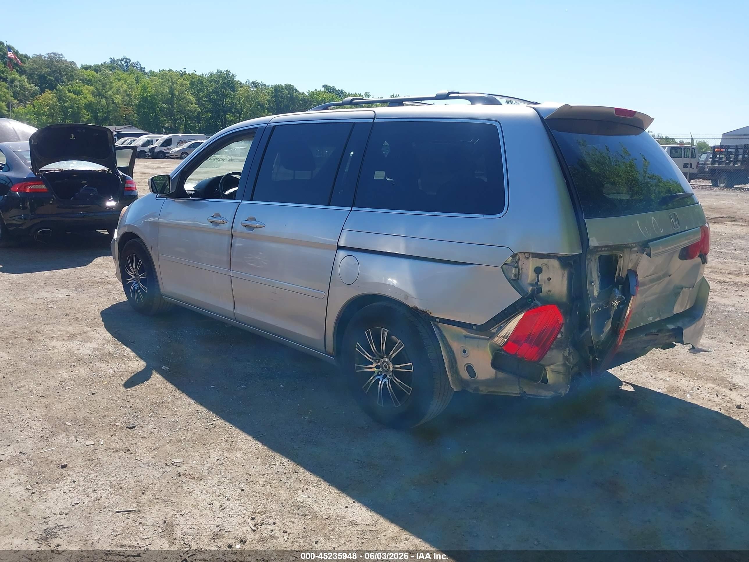 2010 Honda Odyssey Ex-l Silver vin: 5FNRL3H78AB077817