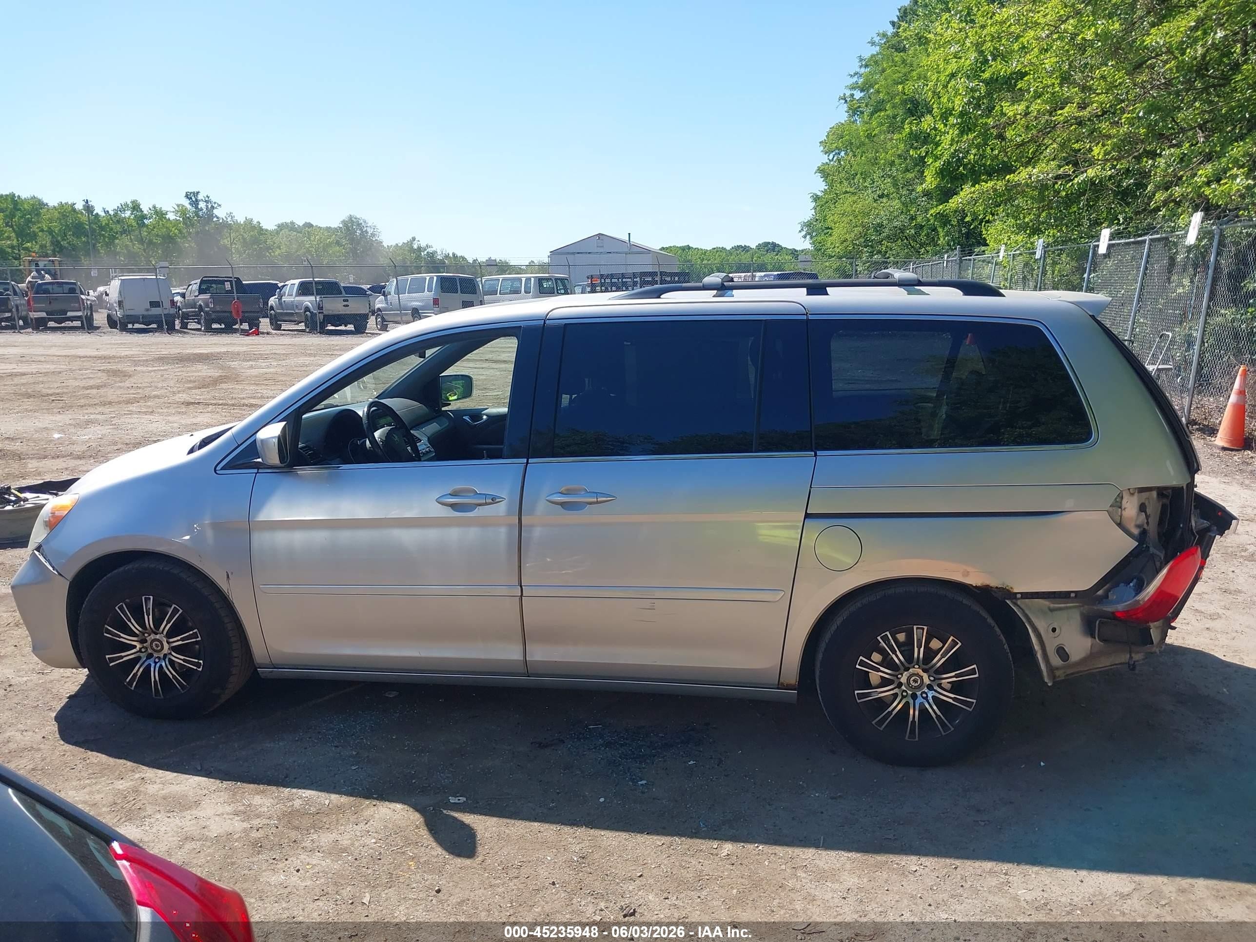 2010 Honda Odyssey Ex-l Silver vin: 5FNRL3H78AB077817