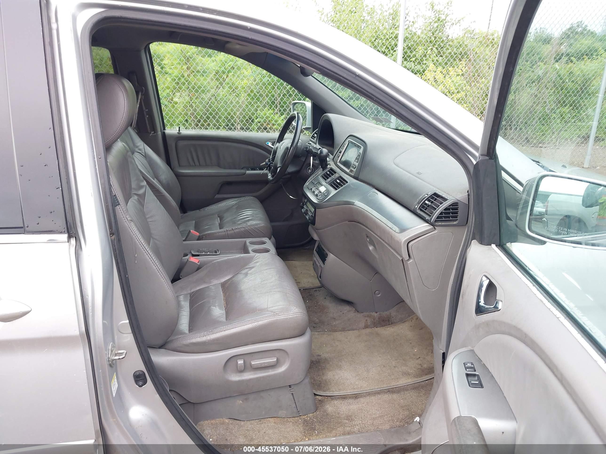 2010 Honda Odyssey Ex-l Серебряный vin: 5FNRL3H78AB088817