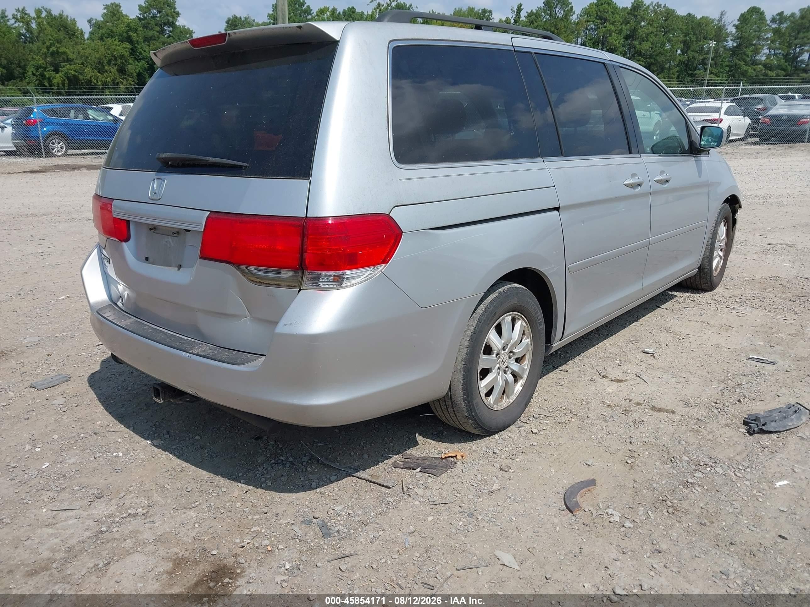 2010 Honda Odyssey Ex-l Серебряный vin: 5FNRL3H78AB114543