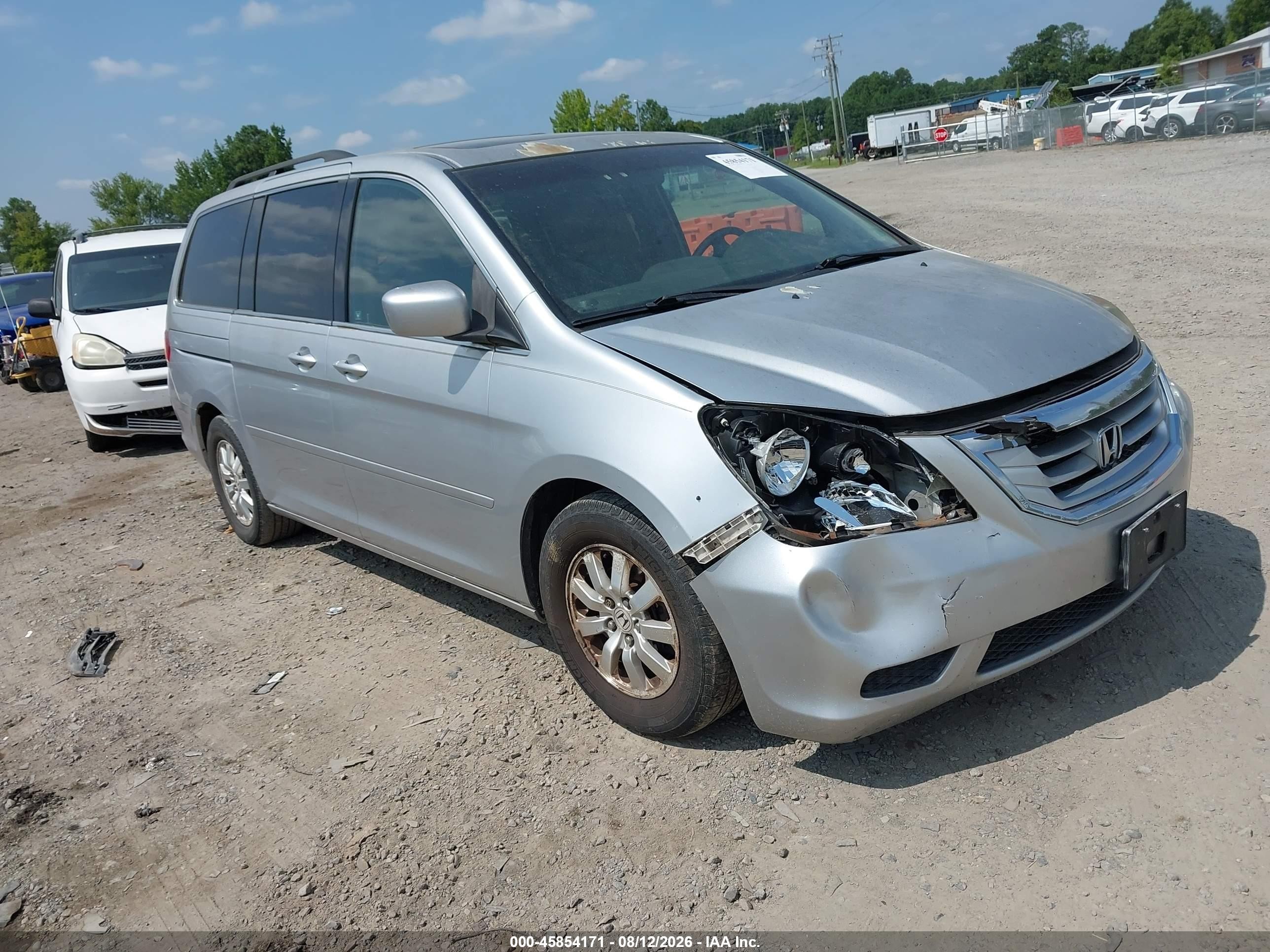 2010 Honda Odyssey Ex-l Серебряный vin: 5FNRL3H78AB114543