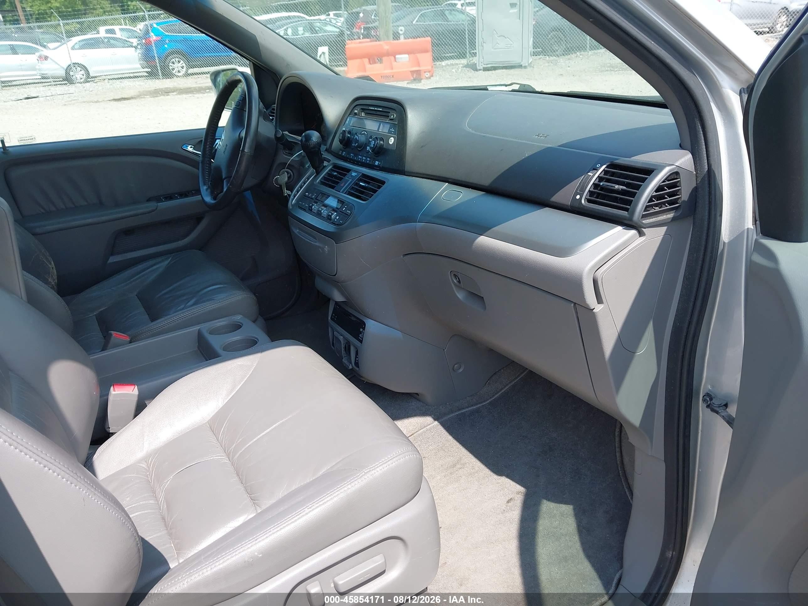 2010 Honda Odyssey Ex-l Серебряный vin: 5FNRL3H78AB114543