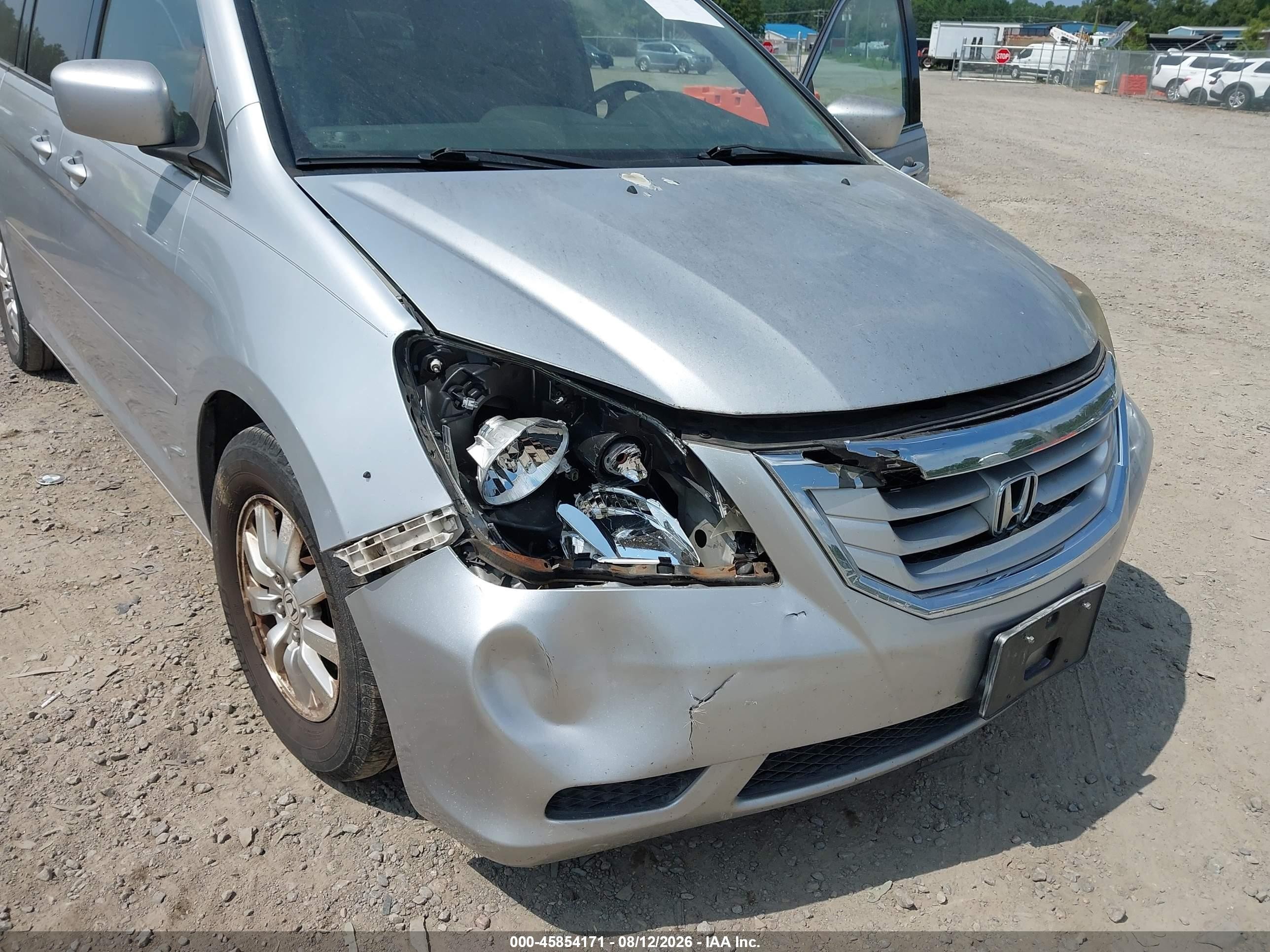 2010 Honda Odyssey Ex-l Серебряный vin: 5FNRL3H78AB114543