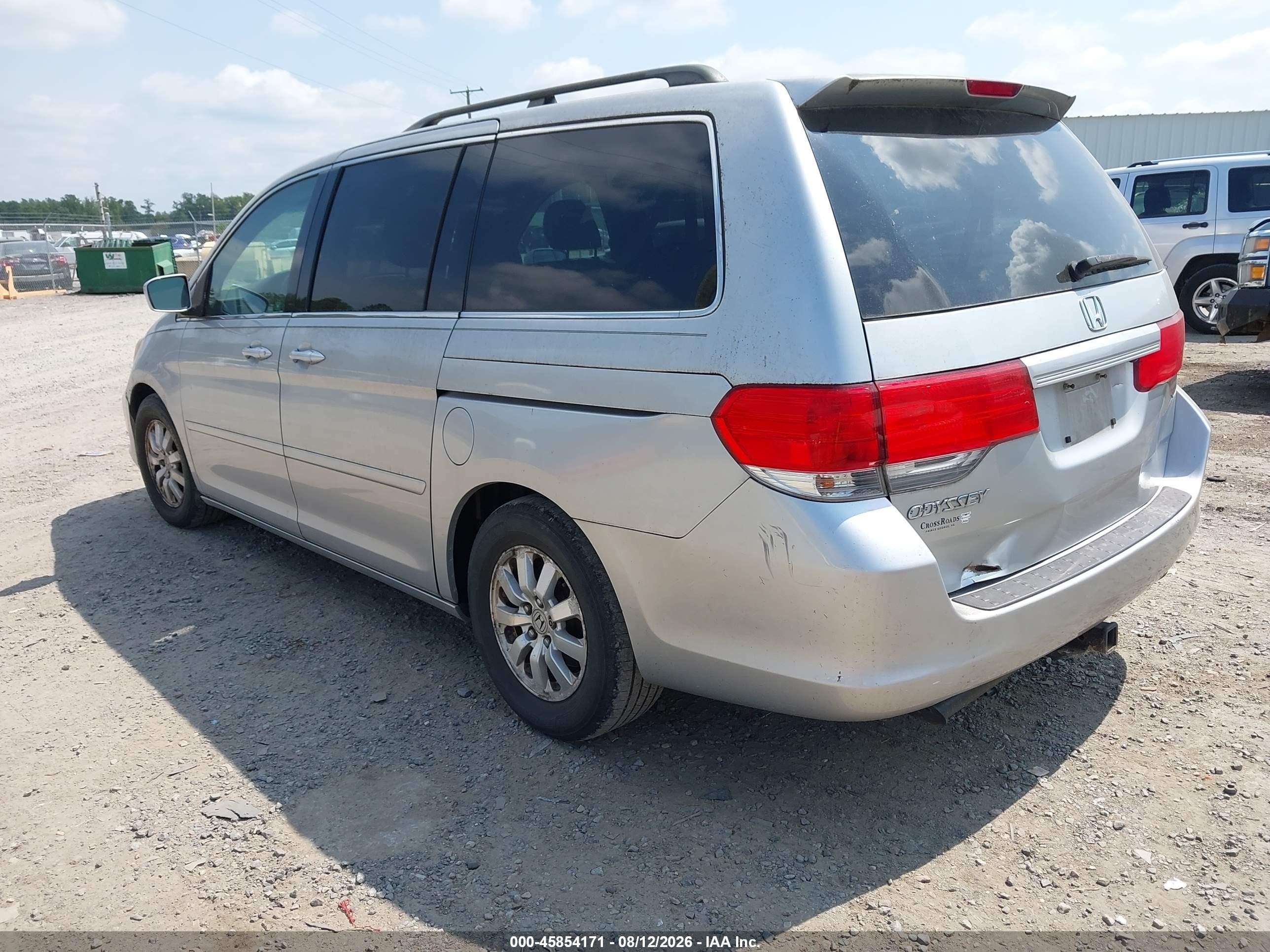 2010 Honda Odyssey Ex-l Серебряный vin: 5FNRL3H78AB114543