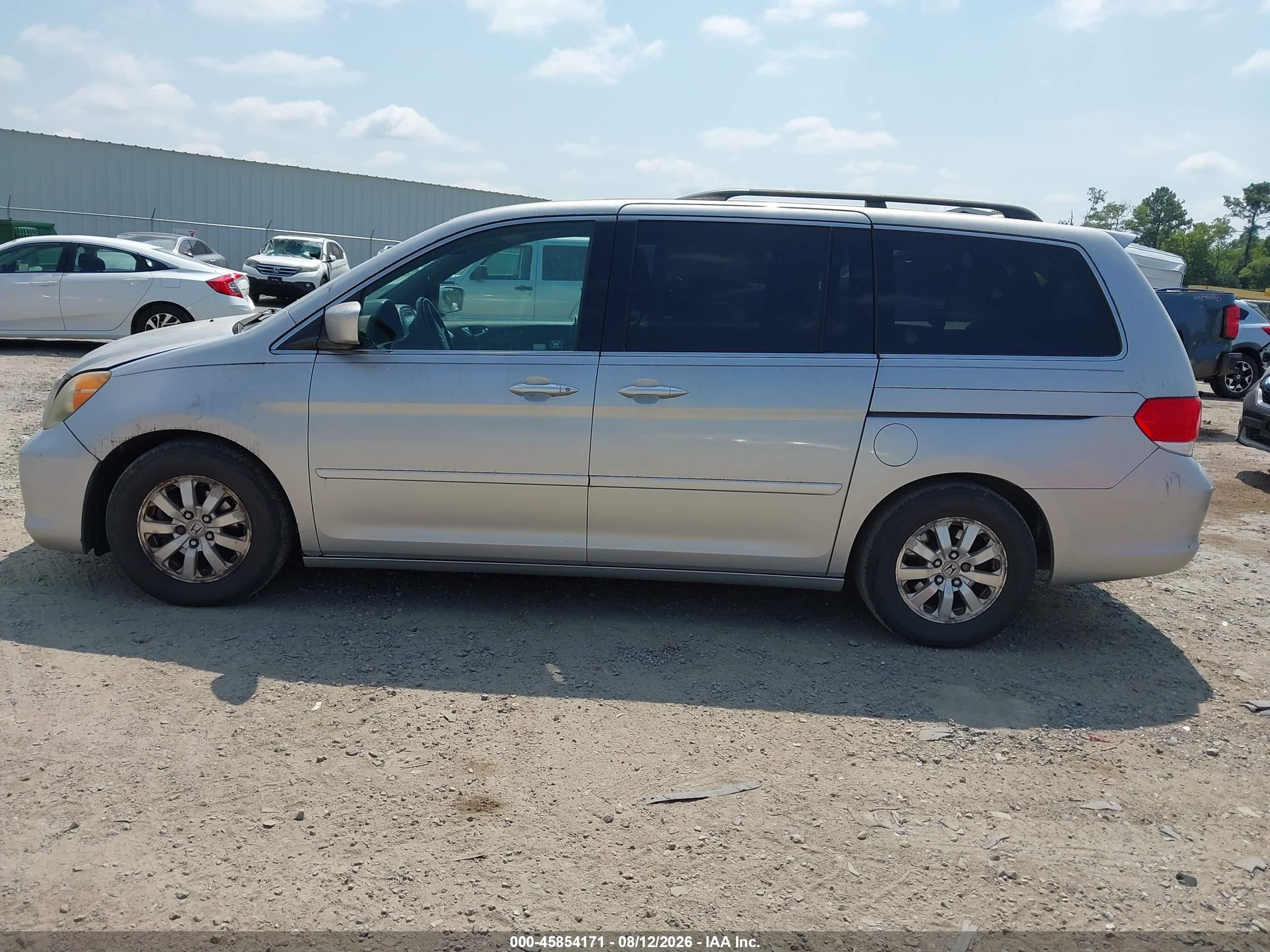 2010 Honda Odyssey Ex-l Серебряный vin: 5FNRL3H78AB114543