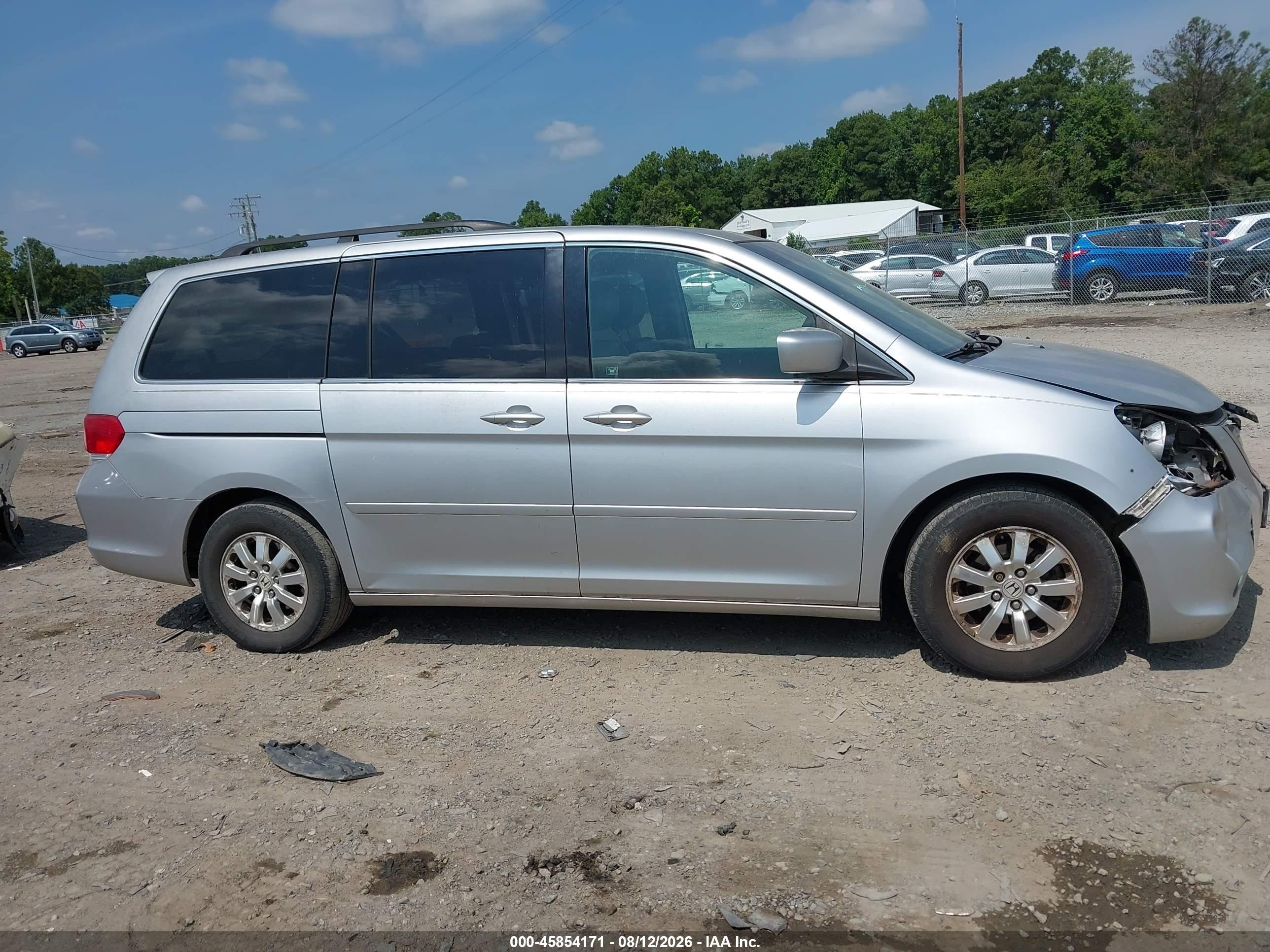2010 Honda Odyssey Ex-l Серебряный vin: 5FNRL3H78AB114543