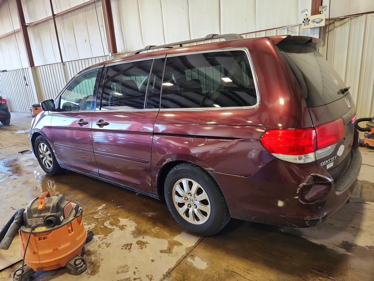 2010 Honda Odyssey Exl Темно-бордовый vin: 5FNRL3H79AB005301