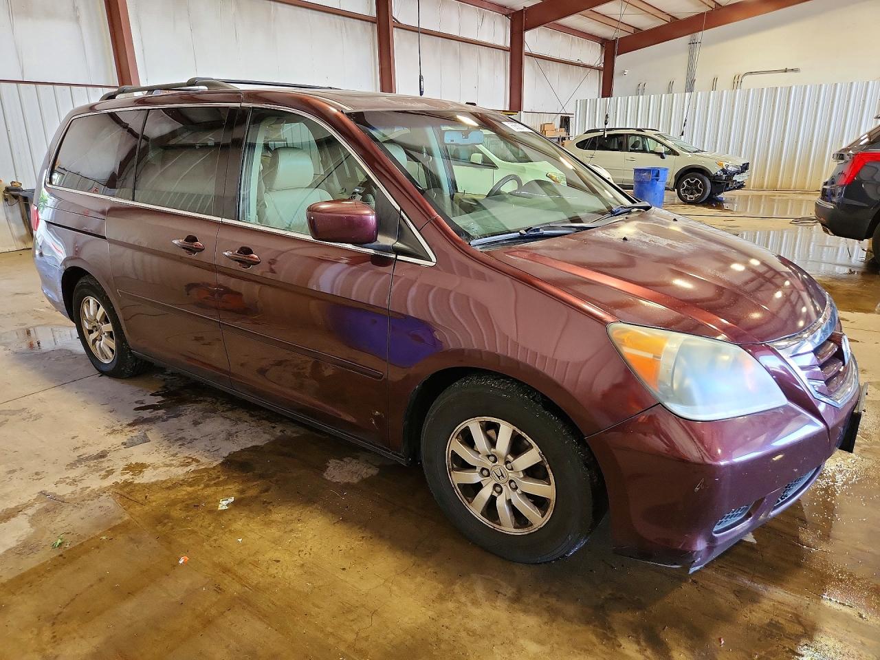 2010 Honda Odyssey Exl Темно-бордовый vin: 5FNRL3H79AB005301