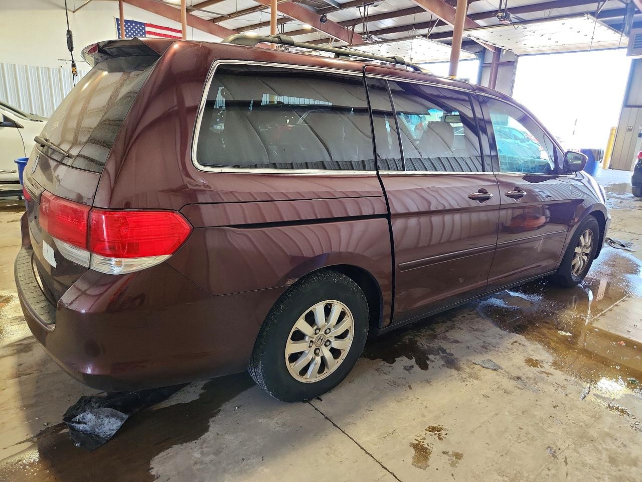 2010 Honda Odyssey Exl Темно-бордовый vin: 5FNRL3H79AB005301