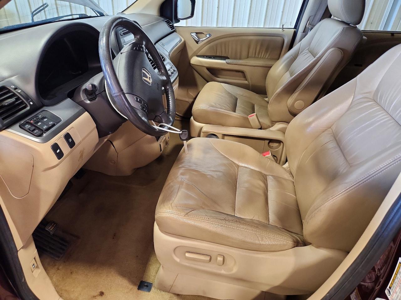 2010 Honda Odyssey Exl Темно-бордовый vin: 5FNRL3H79AB005301