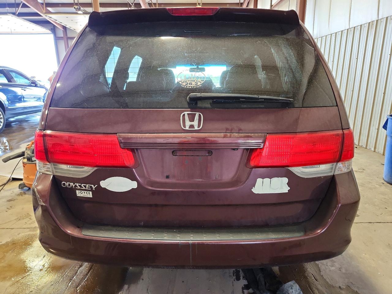 2010 Honda Odyssey Exl Темно-бордовый vin: 5FNRL3H79AB005301