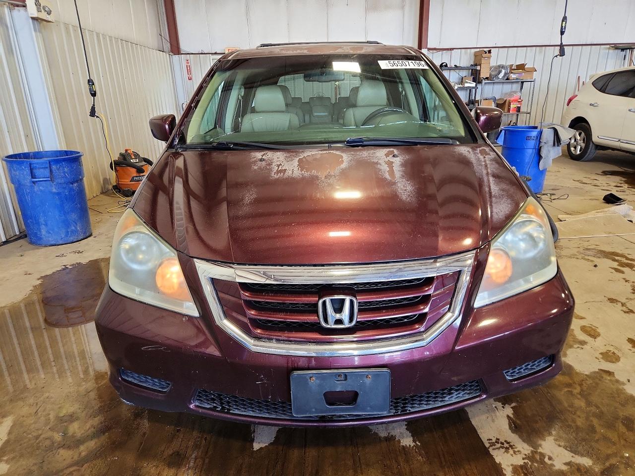 2010 Honda Odyssey Exl Темно-бордовый vin: 5FNRL3H79AB005301