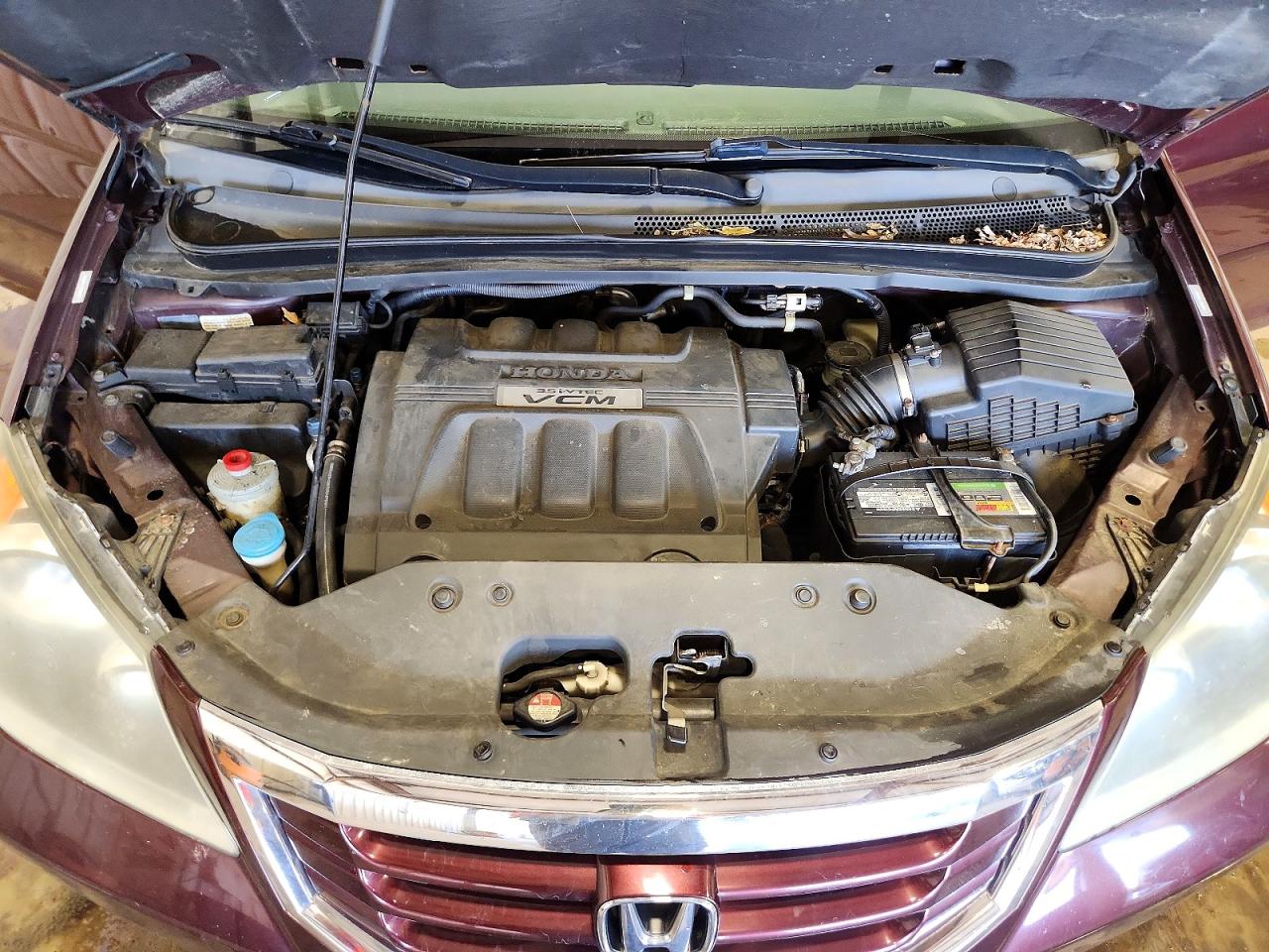 2010 Honda Odyssey Exl Темно-бордовый vin: 5FNRL3H79AB005301