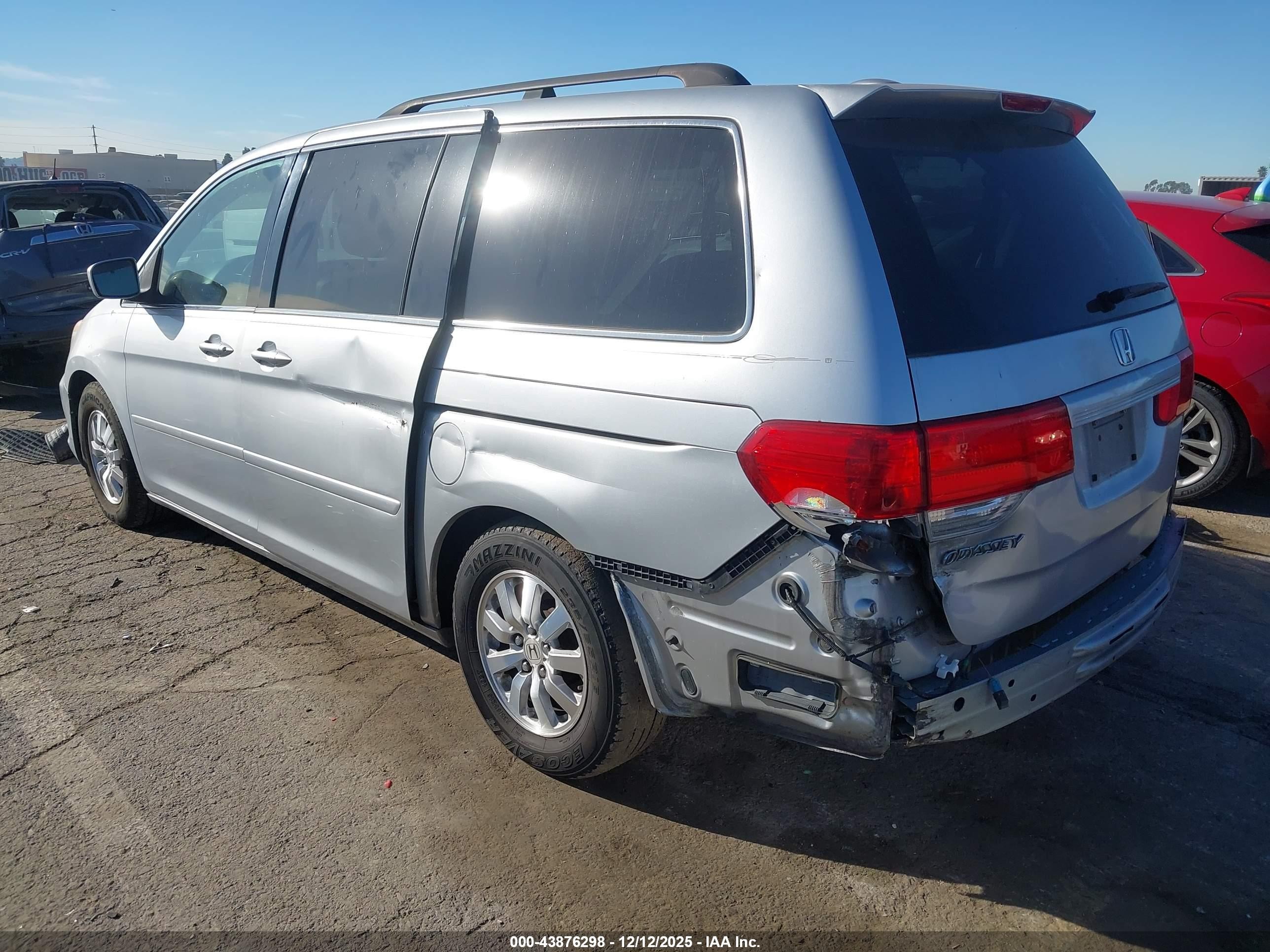 2010 Honda Odyssey Ex-l Silver vin: 5FNRL3H79AB013723