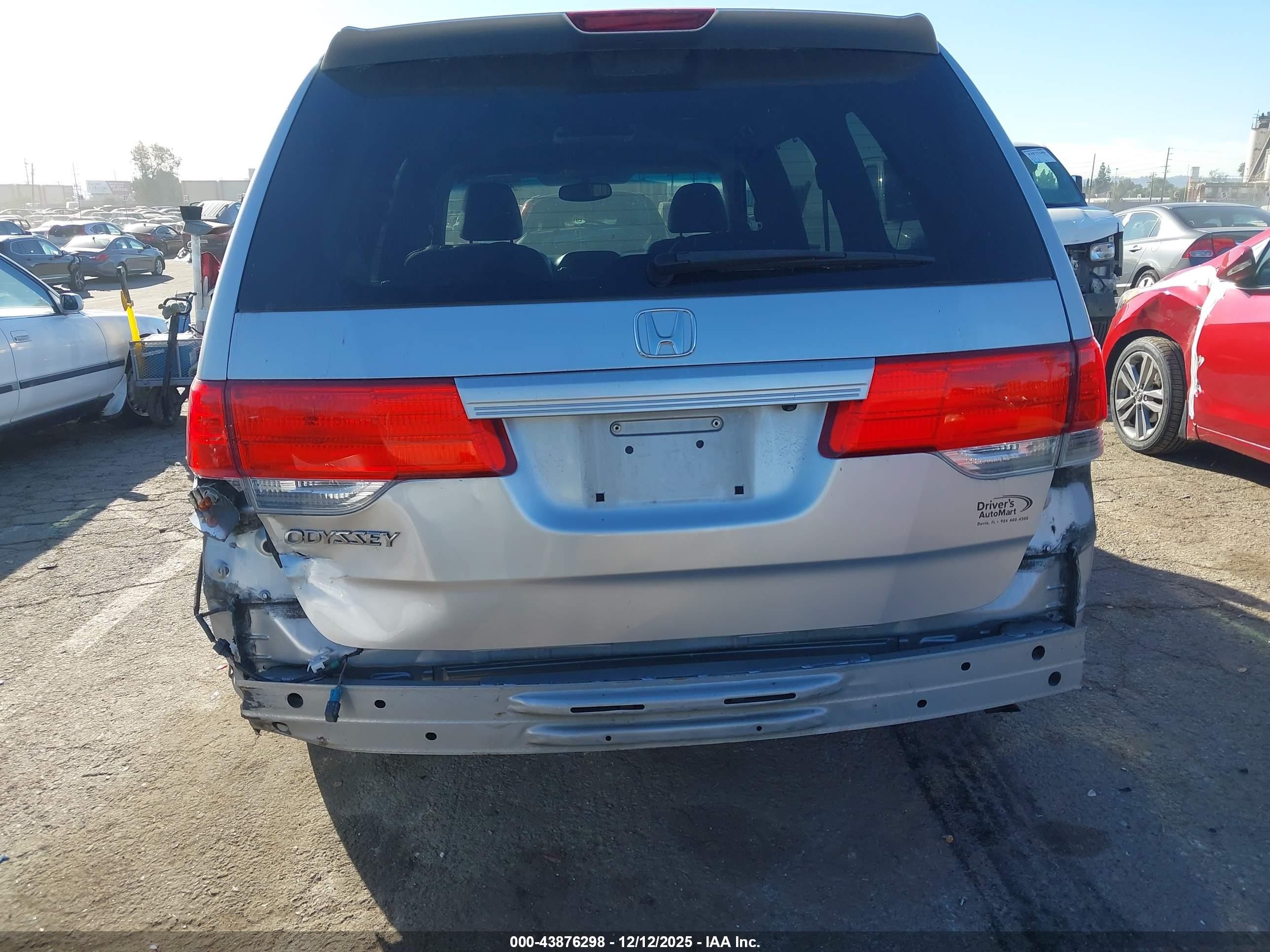 2010 Honda Odyssey Ex-l Silver vin: 5FNRL3H79AB013723