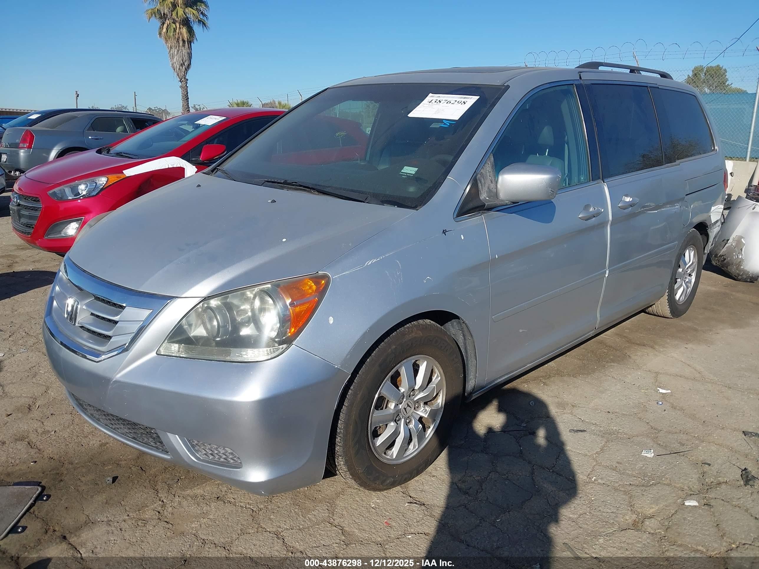2010 Honda Odyssey Ex-l Silver vin: 5FNRL3H79AB013723