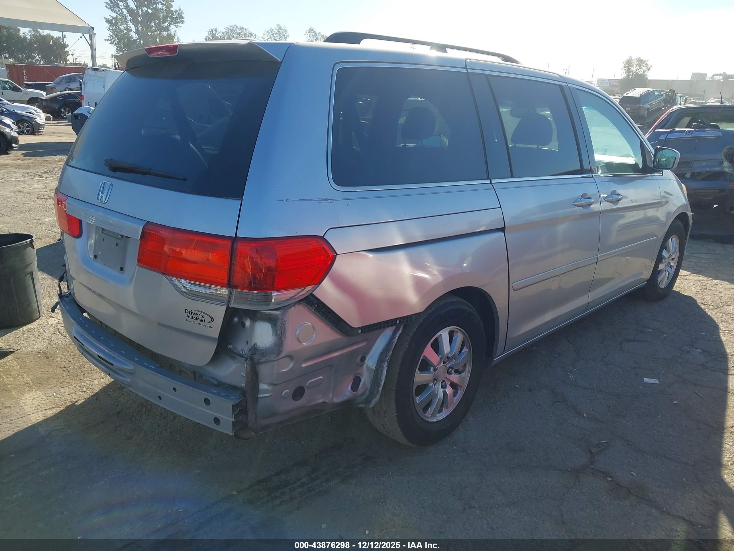 2010 Honda Odyssey Ex-l Silver vin: 5FNRL3H79AB013723