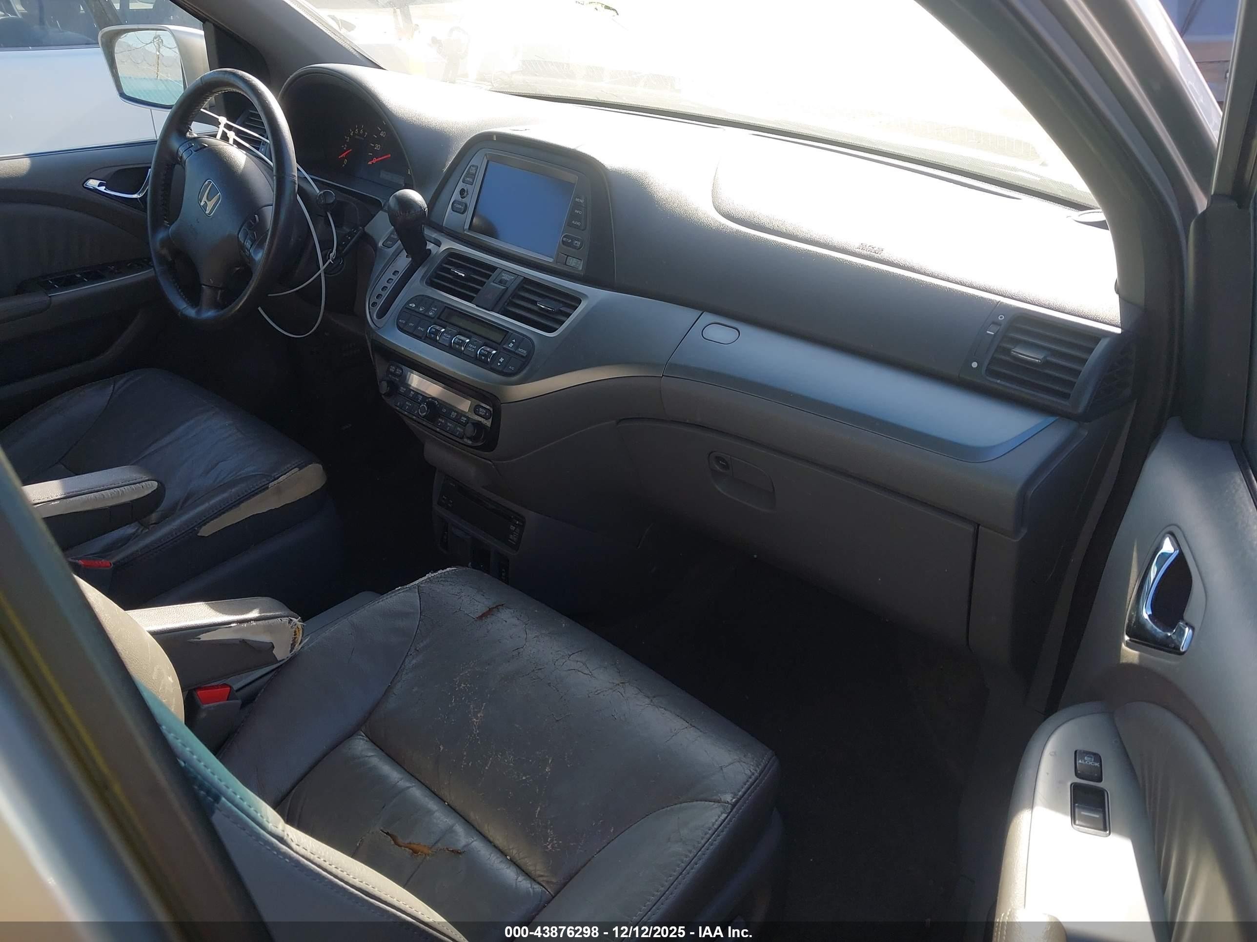 2010 Honda Odyssey Ex-l Silver vin: 5FNRL3H79AB013723