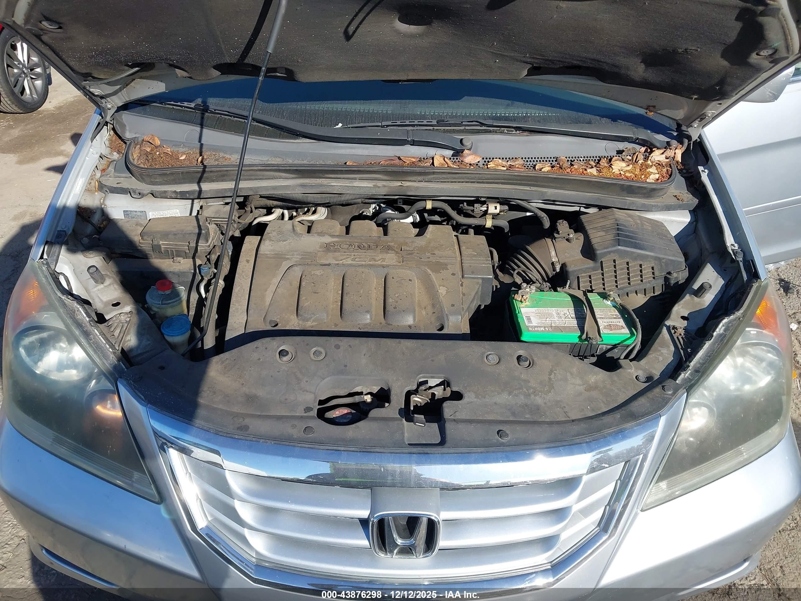 2010 Honda Odyssey Ex-l Silver vin: 5FNRL3H79AB013723