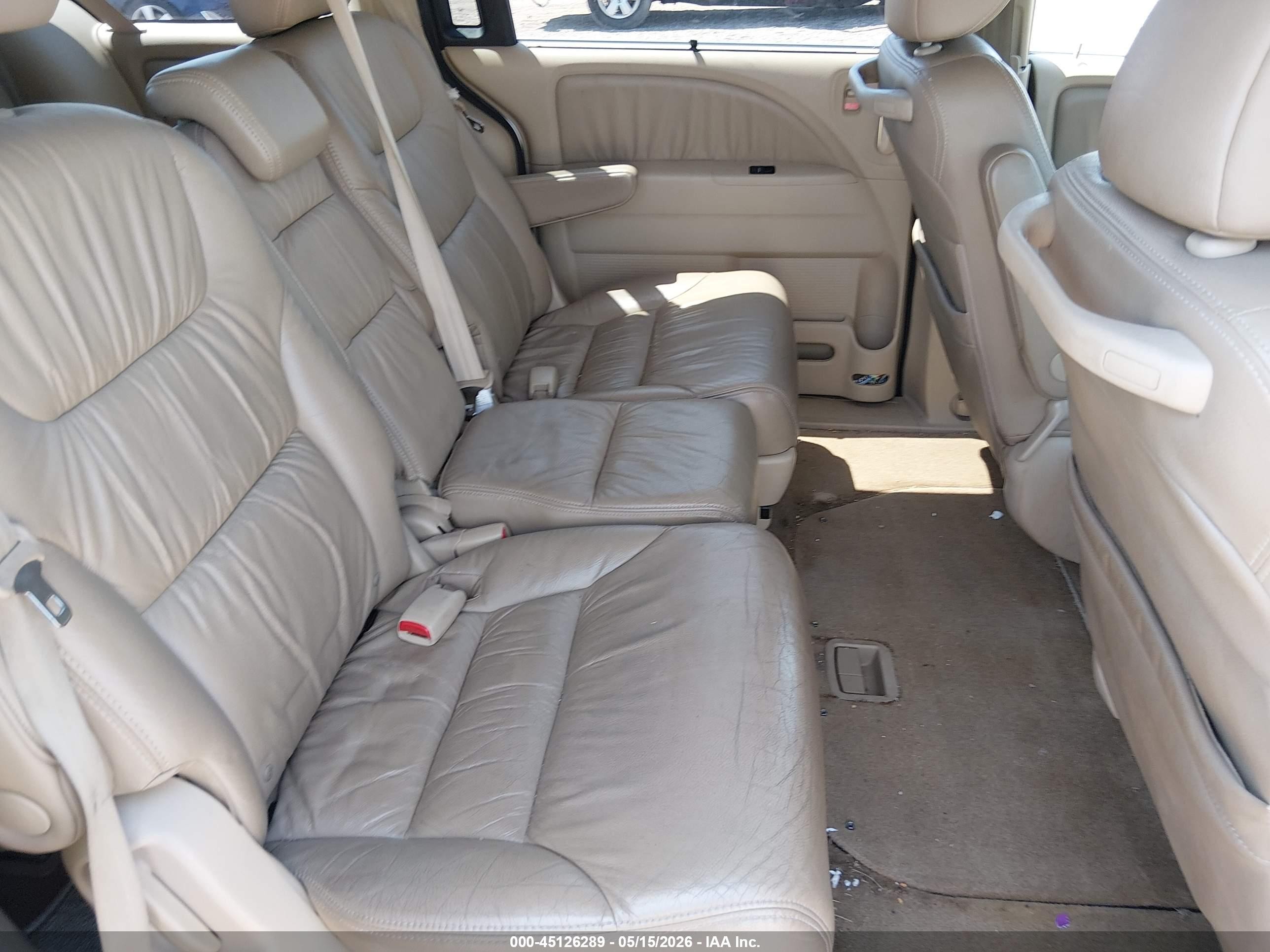 2010 Honda Odyssey Ex-l Tan vin: 5FNRL3H79AB019327