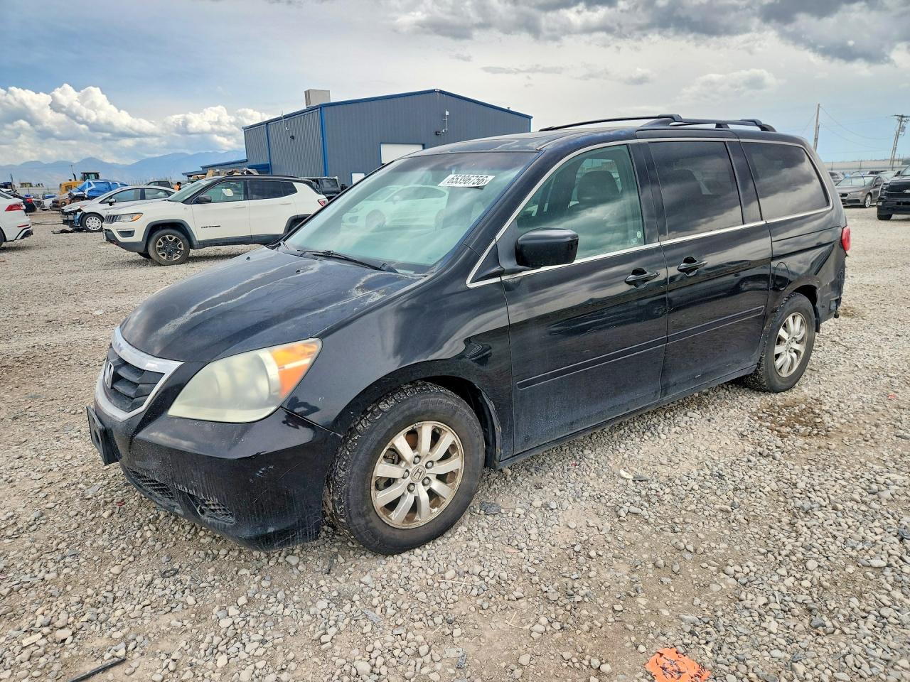 2010 Honda Odyssey Exl Black vin: 5FNRL3H79AB039254