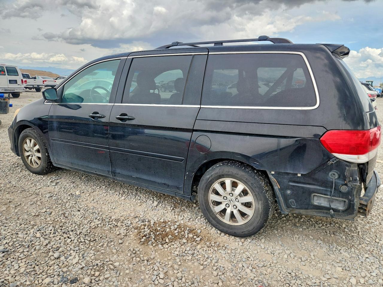 2010 Honda Odyssey Exl Black vin: 5FNRL3H79AB039254