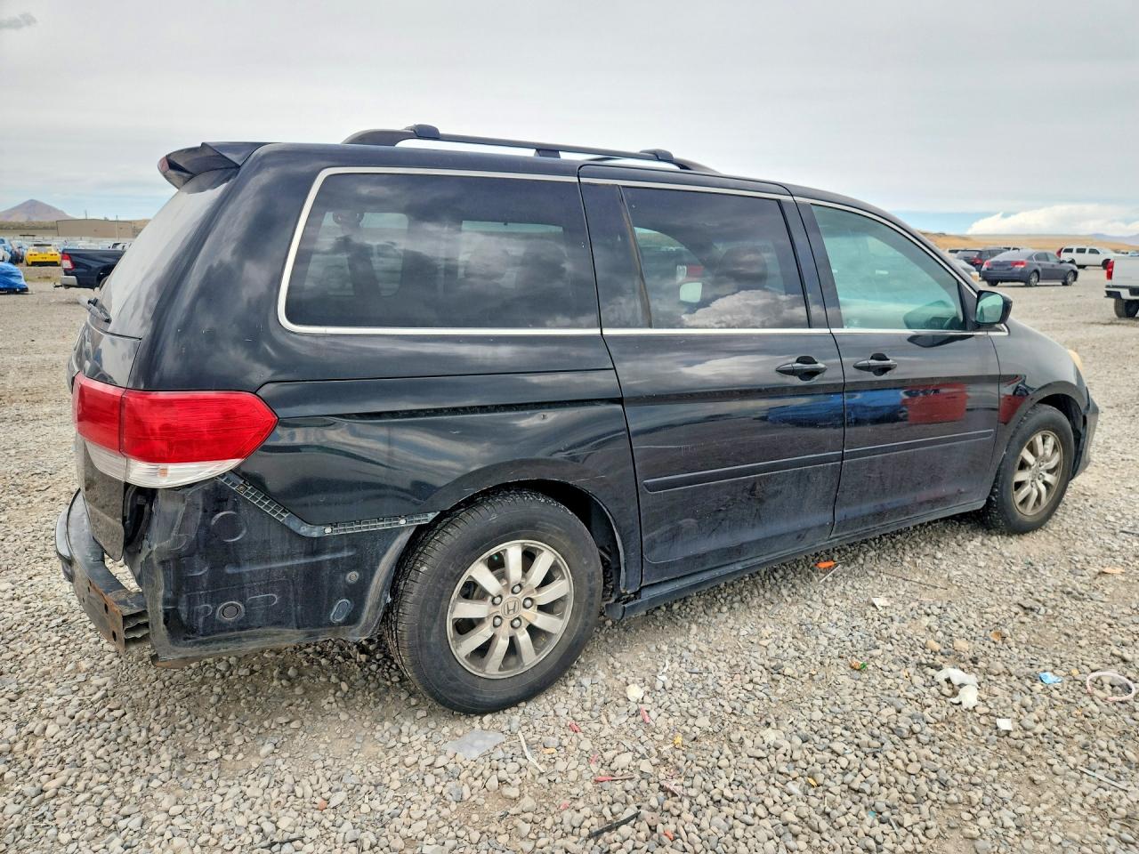 2010 Honda Odyssey Exl Black vin: 5FNRL3H79AB039254