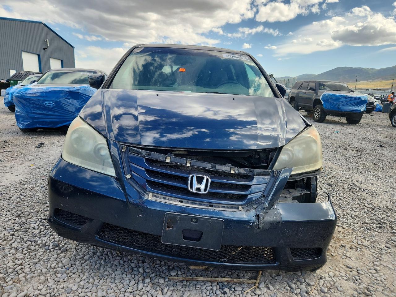 2010 Honda Odyssey Exl Blue vin: 5FNRL3H79AB040789