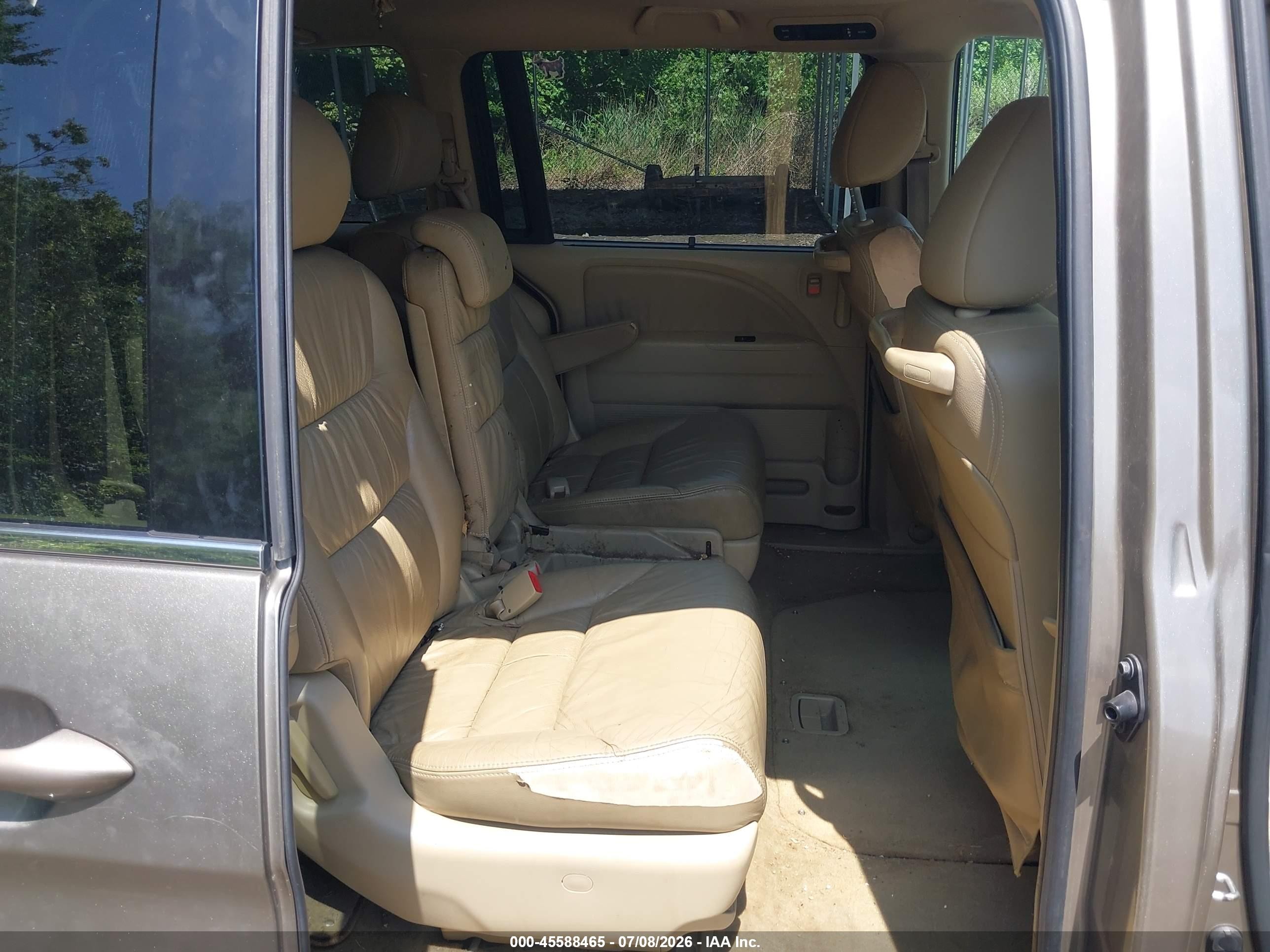 2010 Honda Odyssey Ex-l Cream vin: 5FNRL3H79AB043823