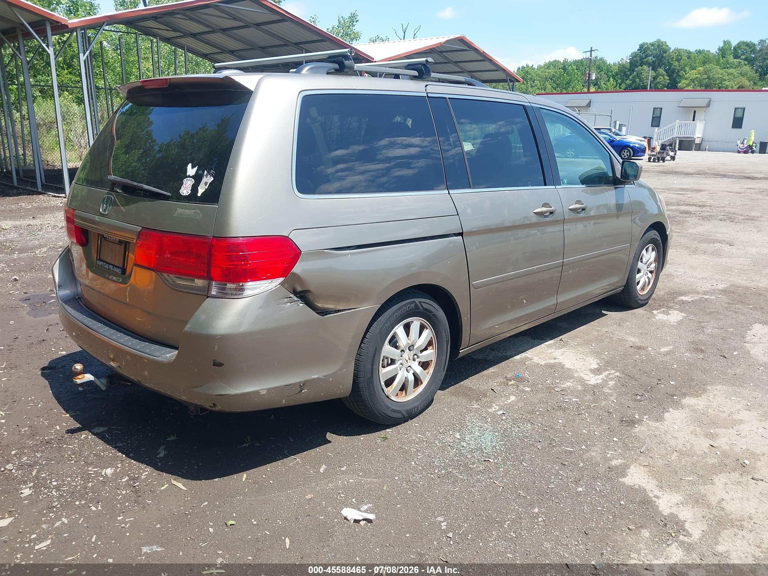 2010 Honda Odyssey Ex-l Cream vin: 5FNRL3H79AB043823