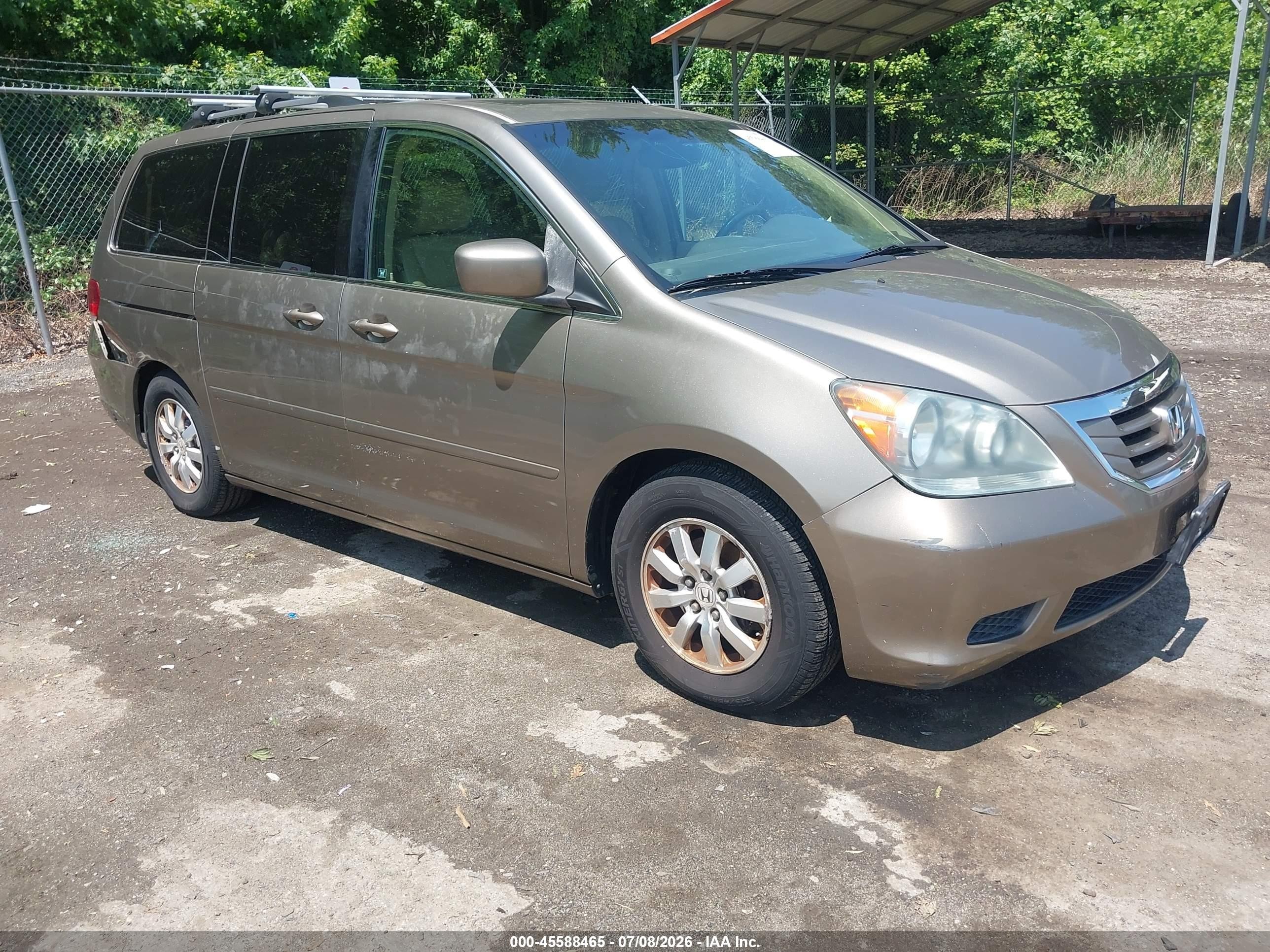 2010 Honda Odyssey Ex-l Cream vin: 5FNRL3H79AB043823