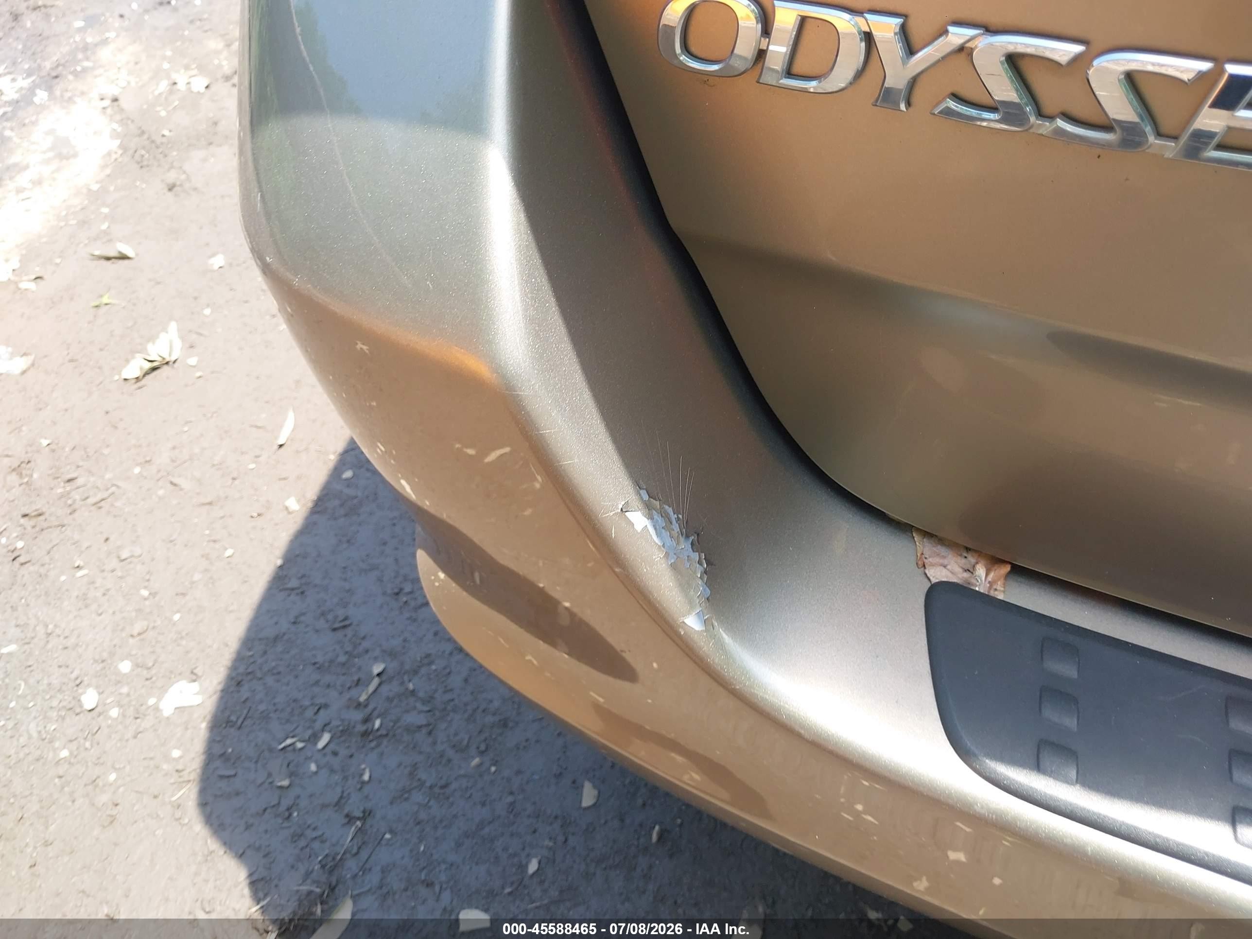 2010 Honda Odyssey Ex-l Cream vin: 5FNRL3H79AB043823
