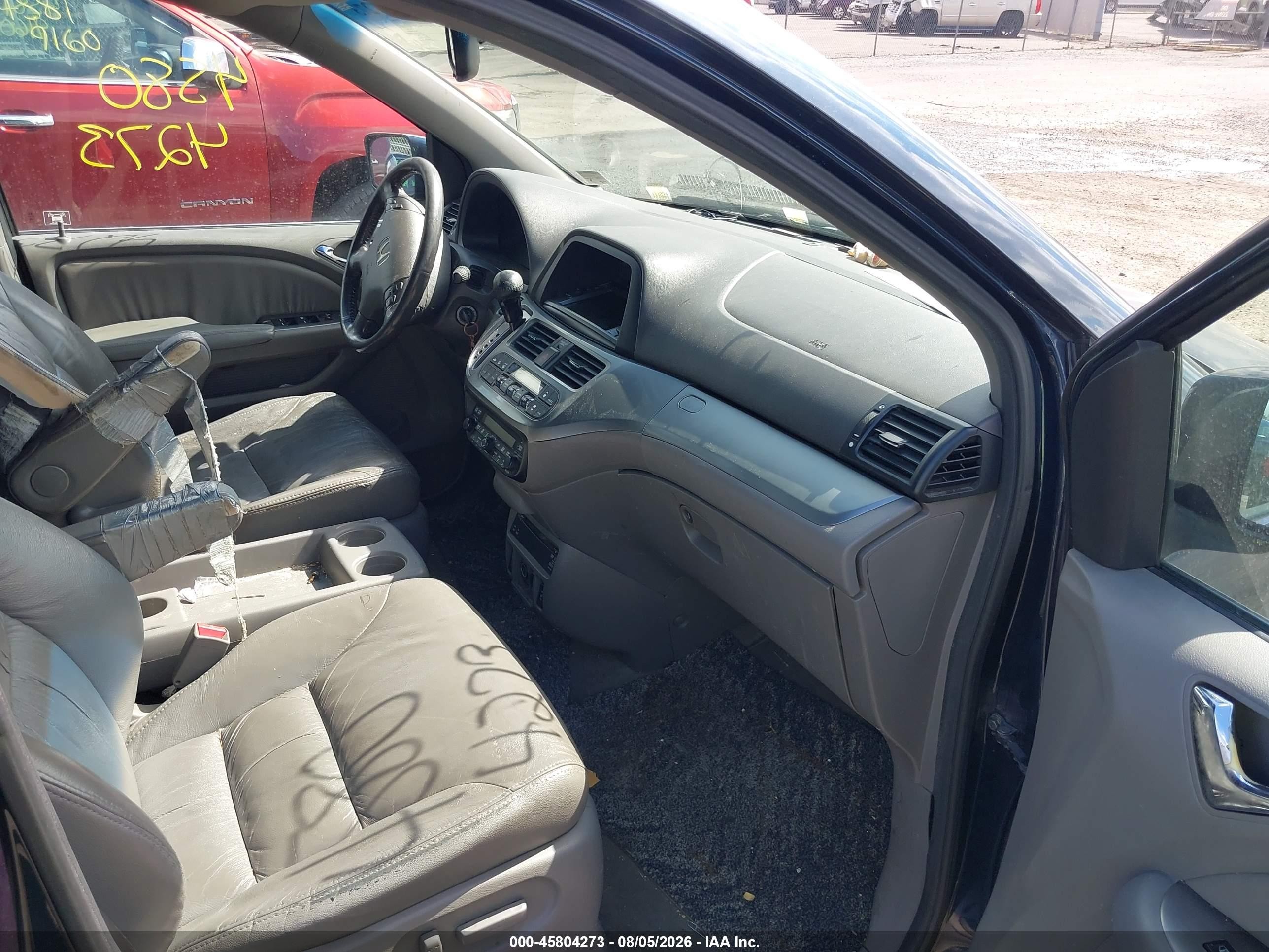 2010 Honda Odyssey Ex-l Синий vin: 5FNRL3H79AB054725