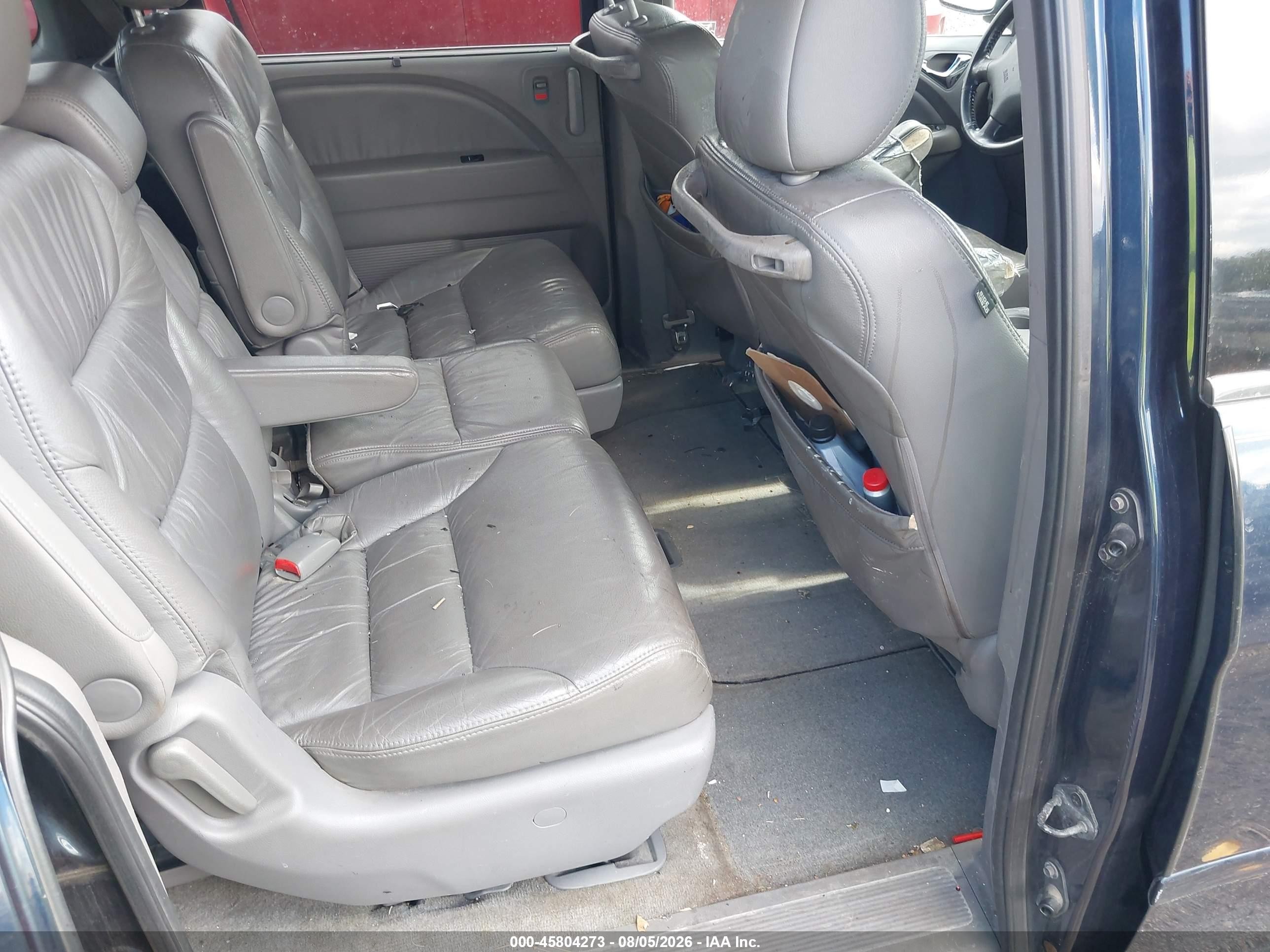 2010 Honda Odyssey Ex-l Синий vin: 5FNRL3H79AB054725