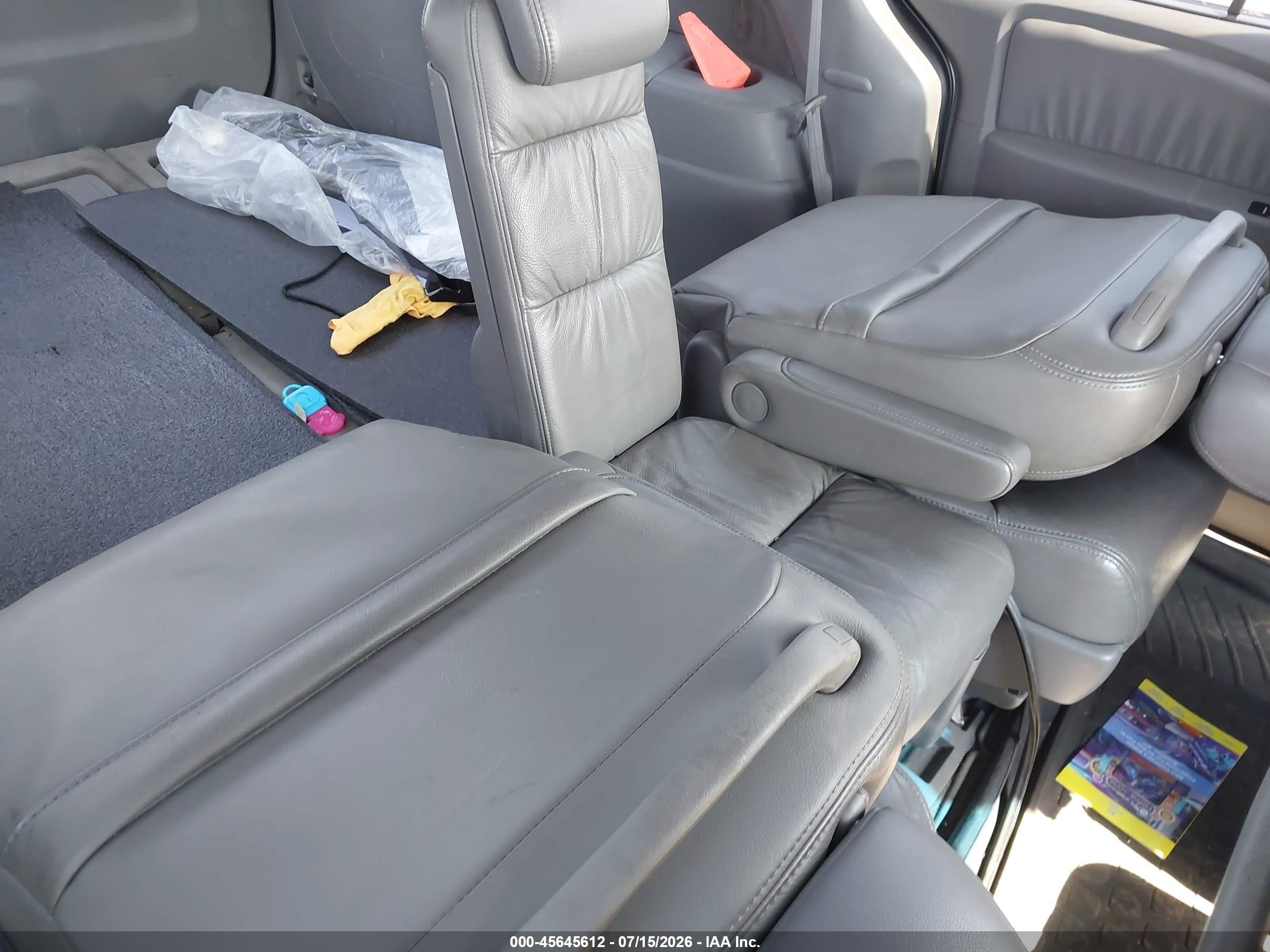 2010 Honda Odyssey Ex-l Gray vin: 5FNRL3H79AB071248