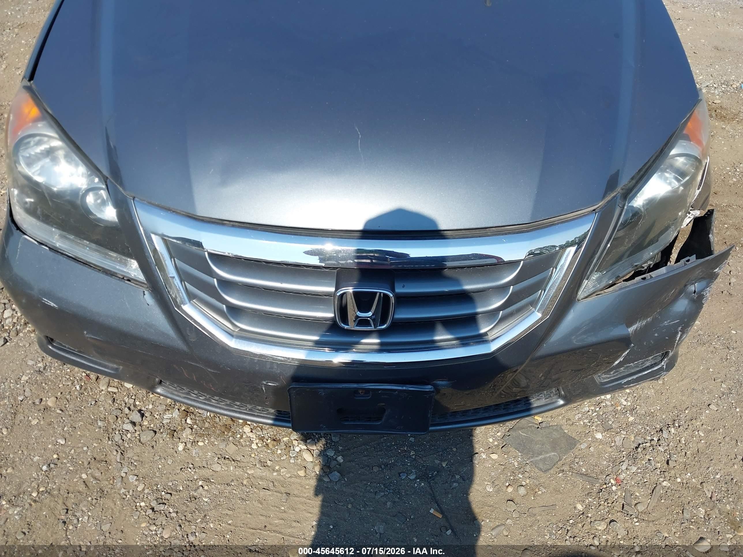 2010 Honda Odyssey Ex-l Gray vin: 5FNRL3H79AB071248