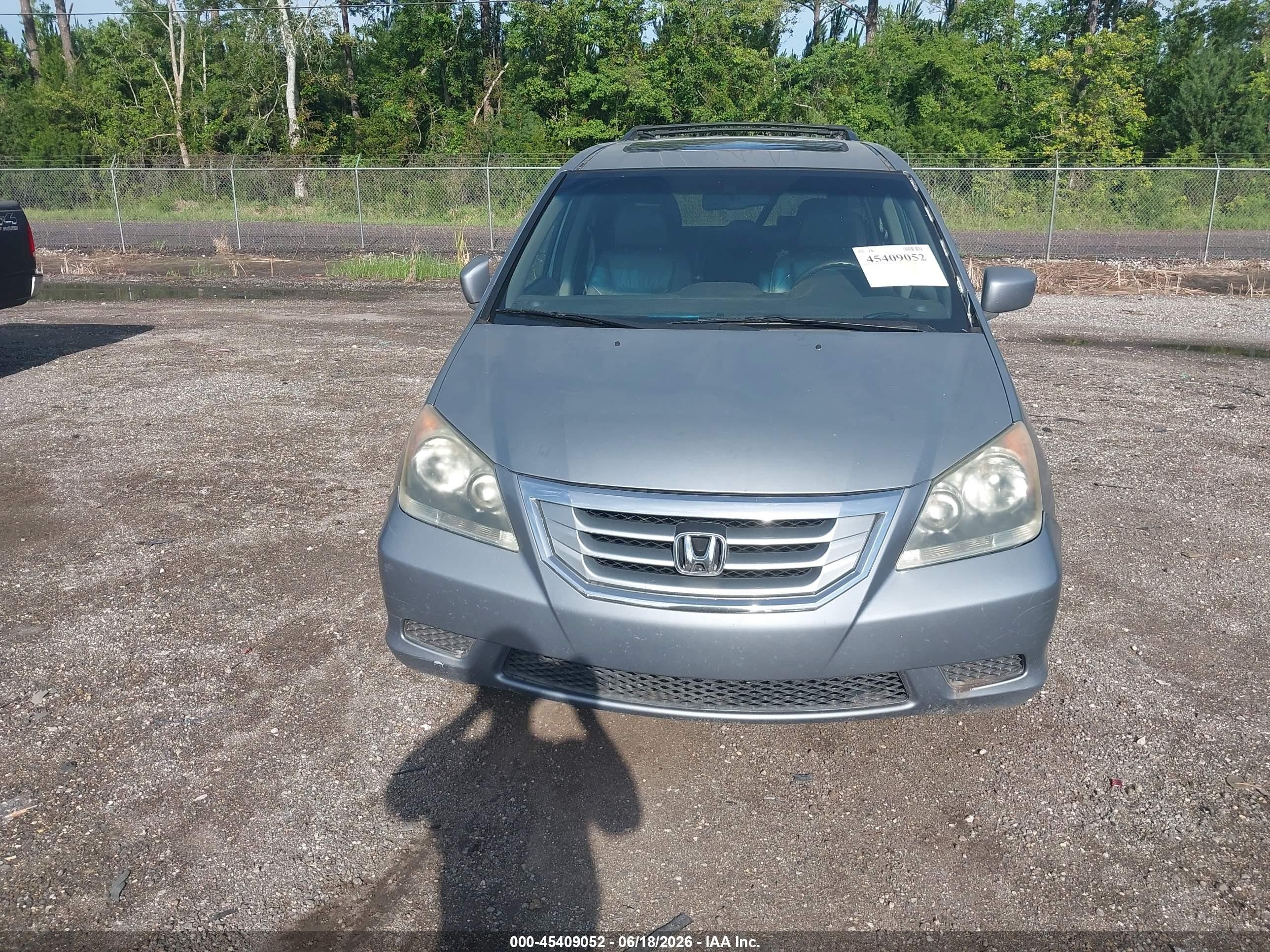 2010 Honda Odyssey Ex-l Gray vin: 5FNRL3H79AB102336