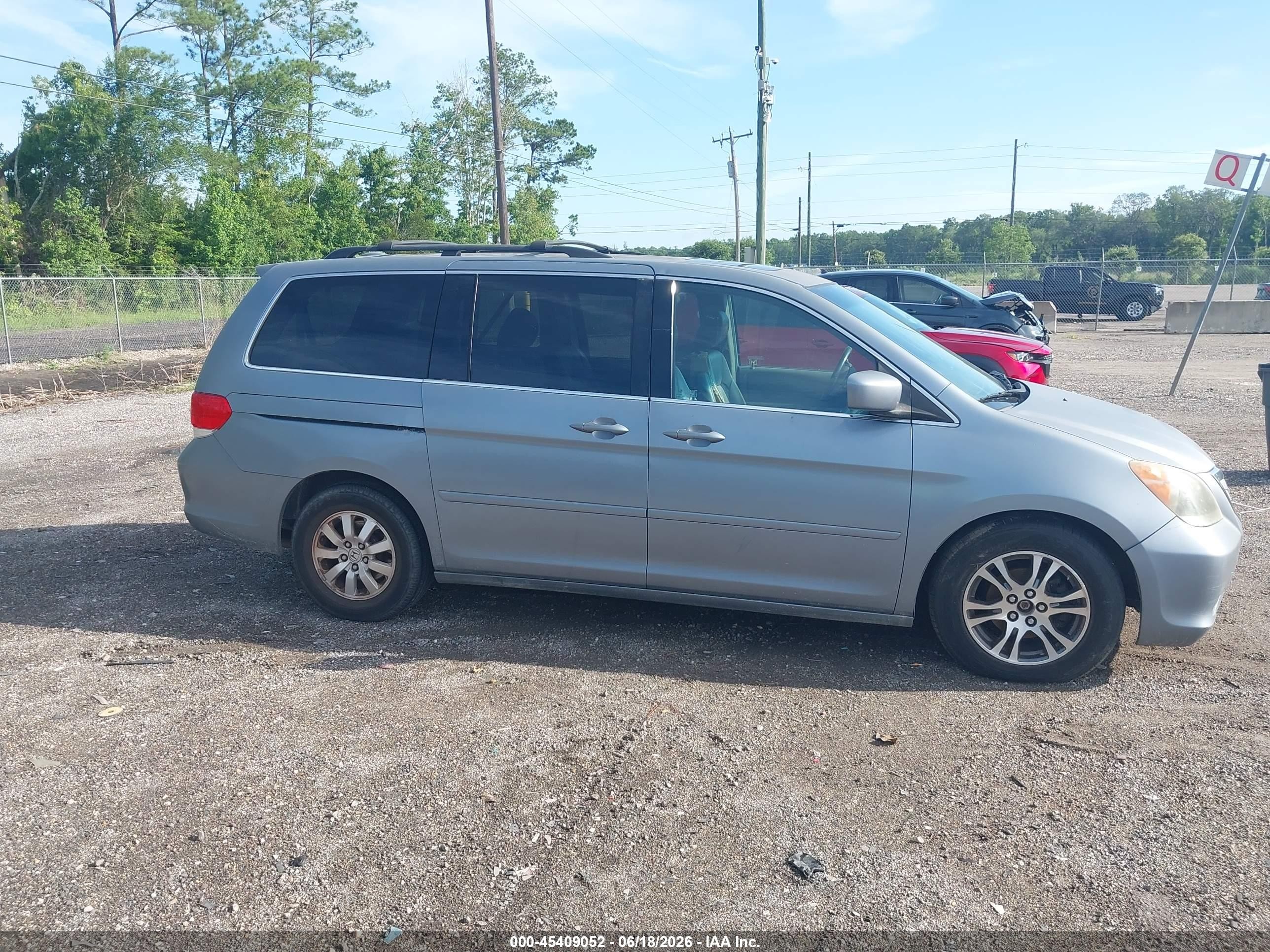2010 Honda Odyssey Ex-l Gray vin: 5FNRL3H79AB102336