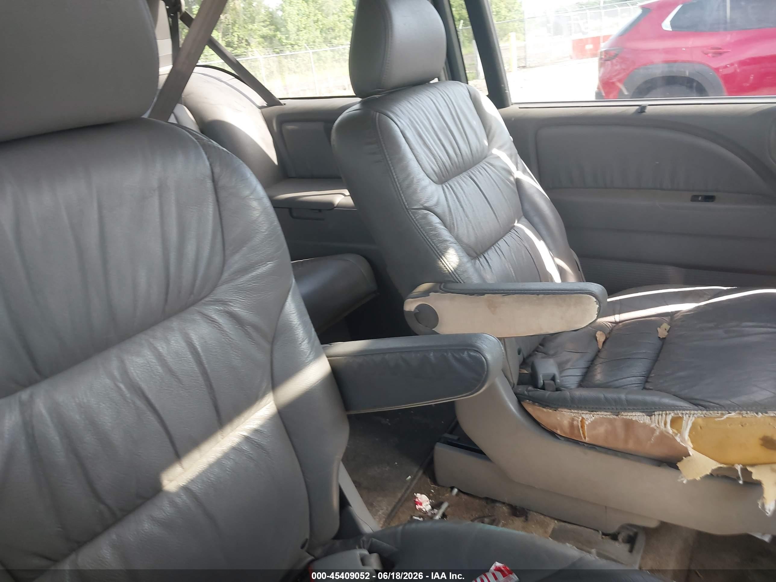 2010 Honda Odyssey Ex-l Gray vin: 5FNRL3H79AB102336