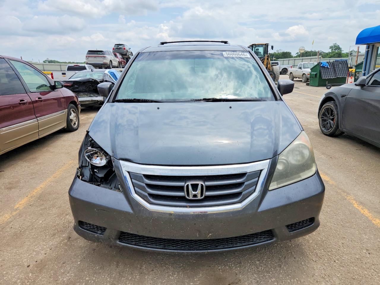 2010 Honda Odyssey Exl Gray vin: 5FNRL3H7XAB039795