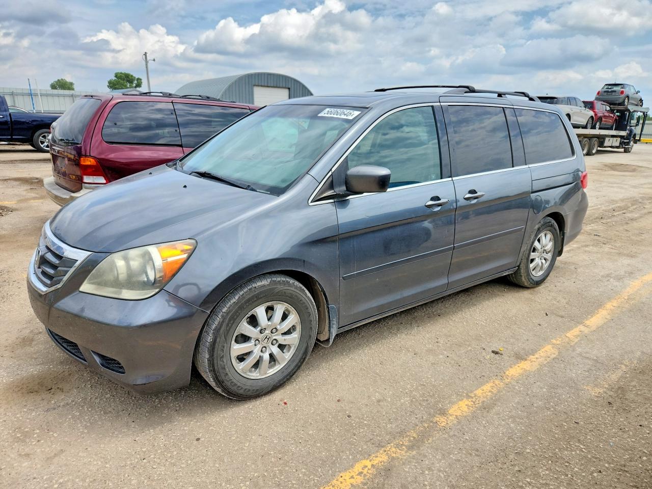 2010 Honda Odyssey Exl Gray vin: 5FNRL3H7XAB039795