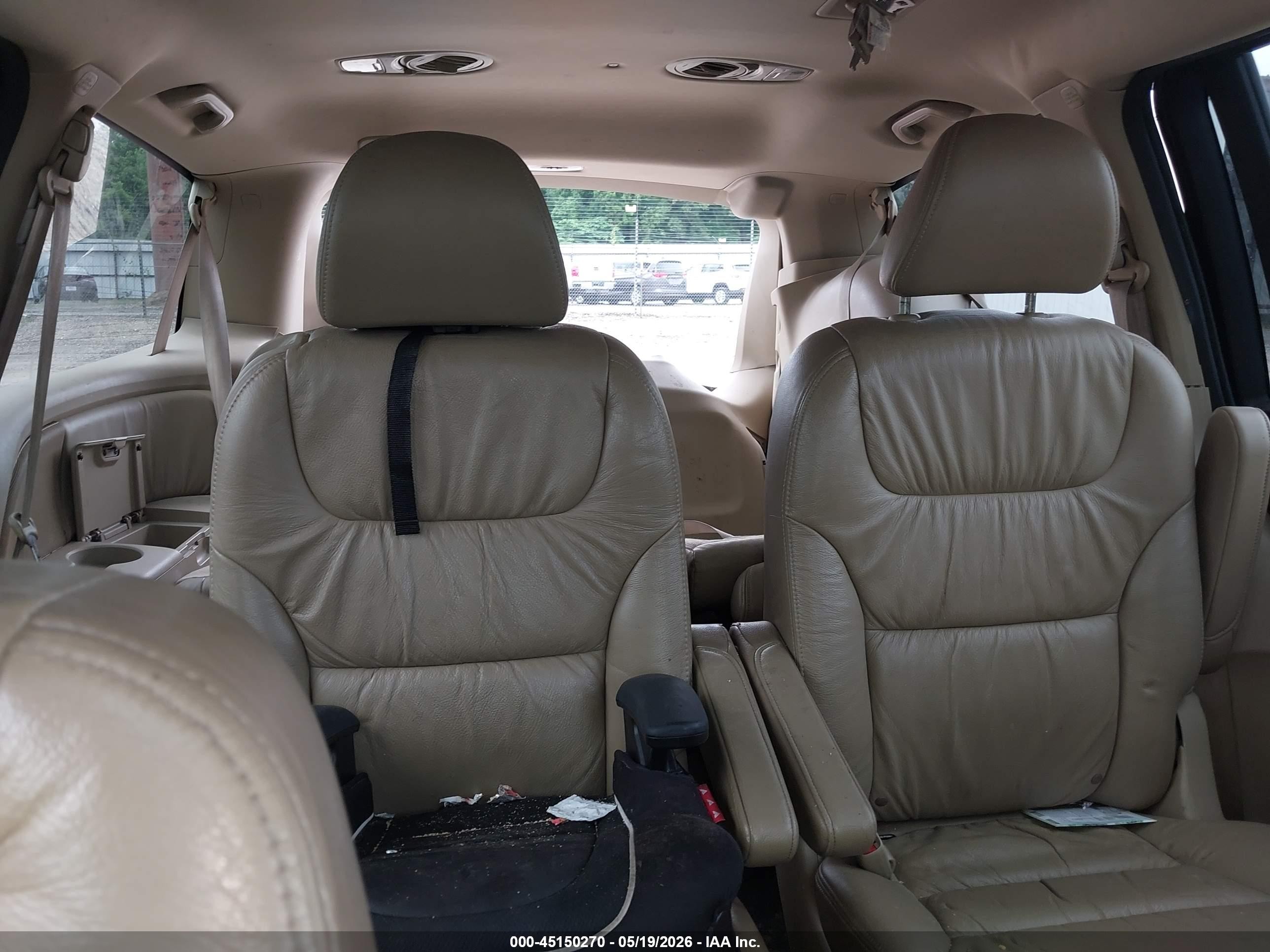 2010 Honda Odyssey Ex-l Burgundy vin: 5FNRL3H7XAB042812
