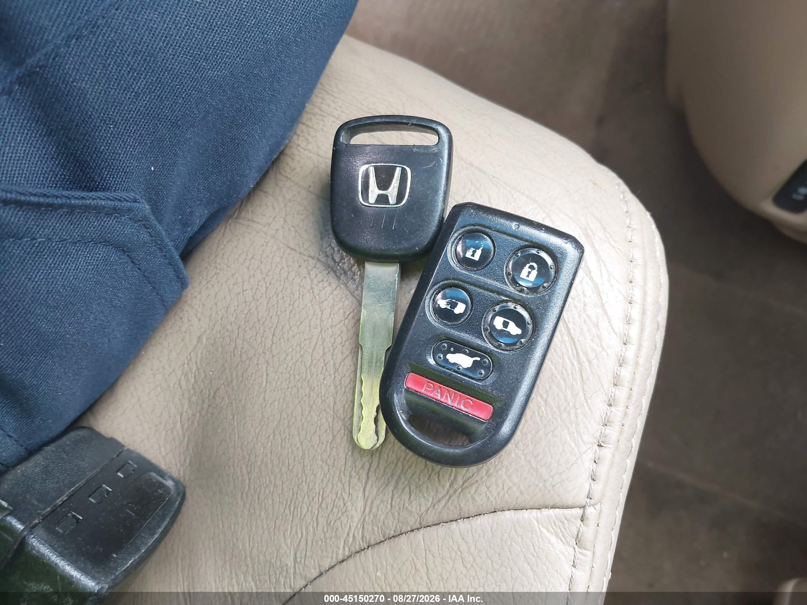 2010 Honda Odyssey Ex-l Burgundy vin: 5FNRL3H7XAB042812