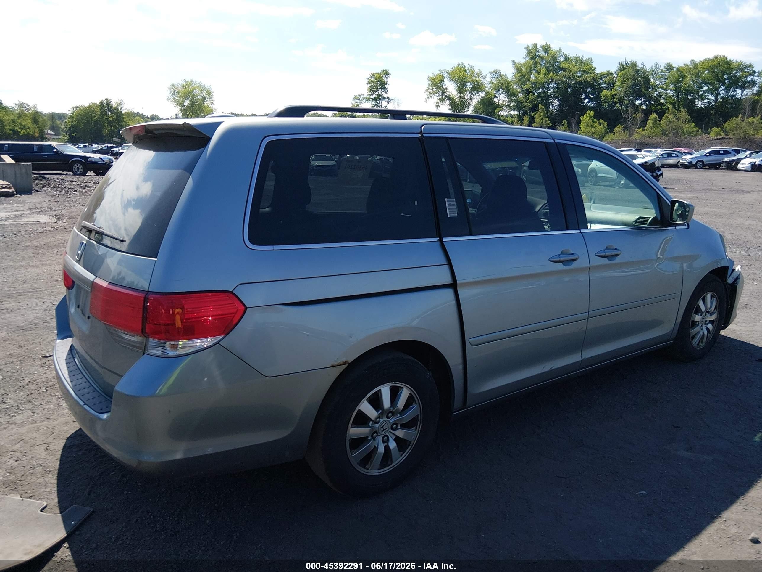 2010 Honda Odyssey Ex-l Light Blue vin: 5FNRL3H7XAB064101