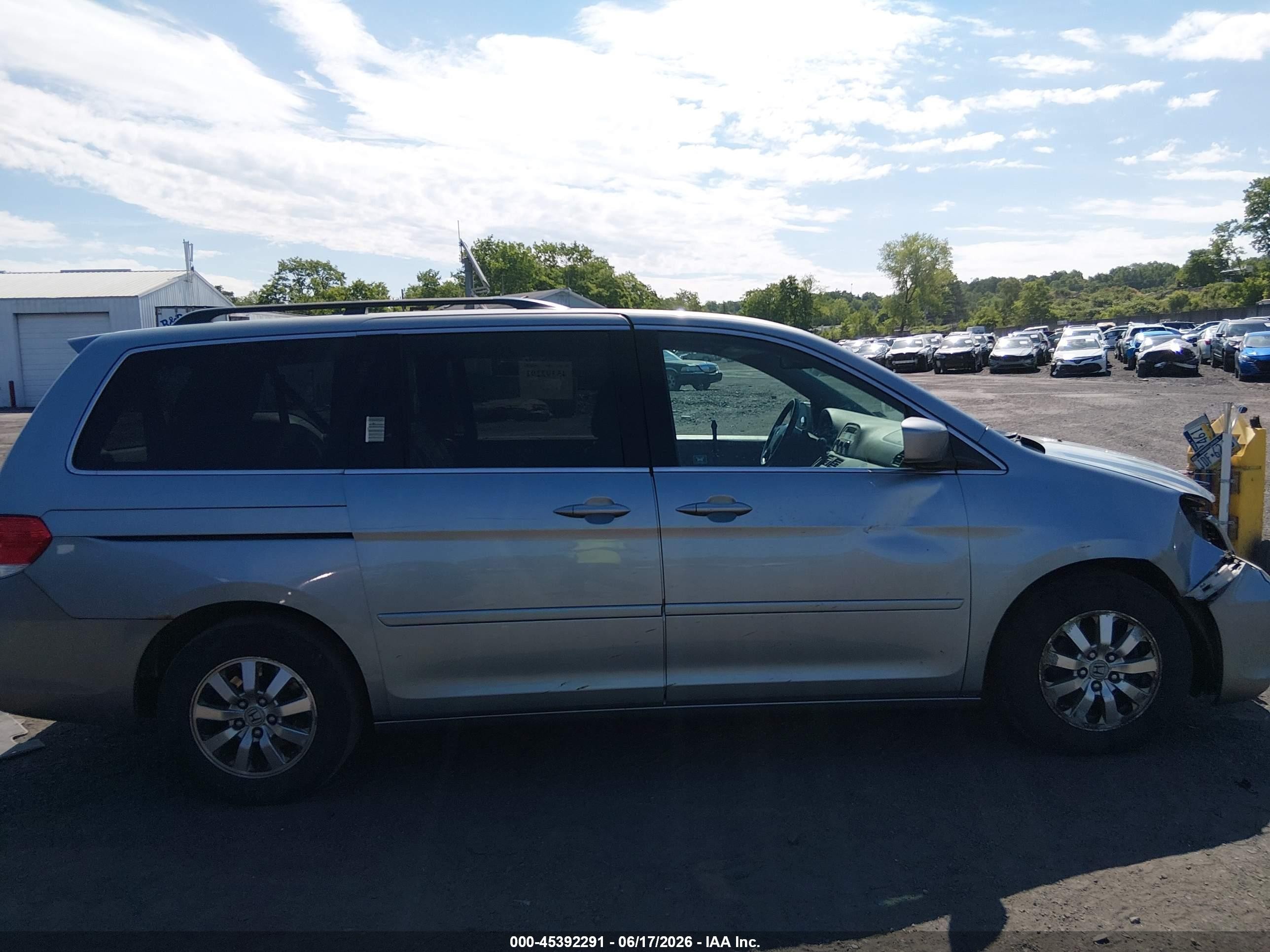 2010 Honda Odyssey Ex-l Light Blue vin: 5FNRL3H7XAB064101
