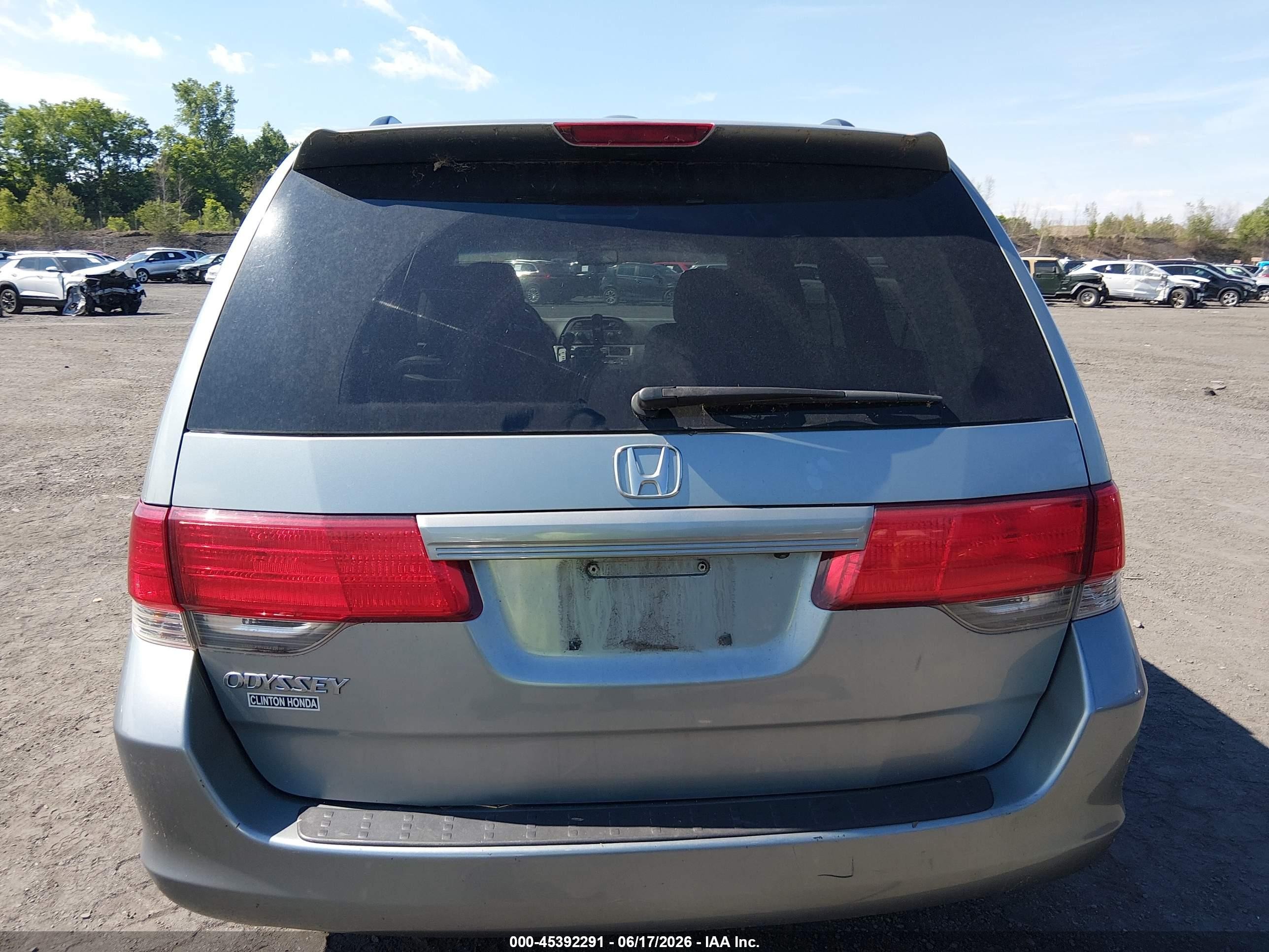2010 Honda Odyssey Ex-l Light Blue vin: 5FNRL3H7XAB064101