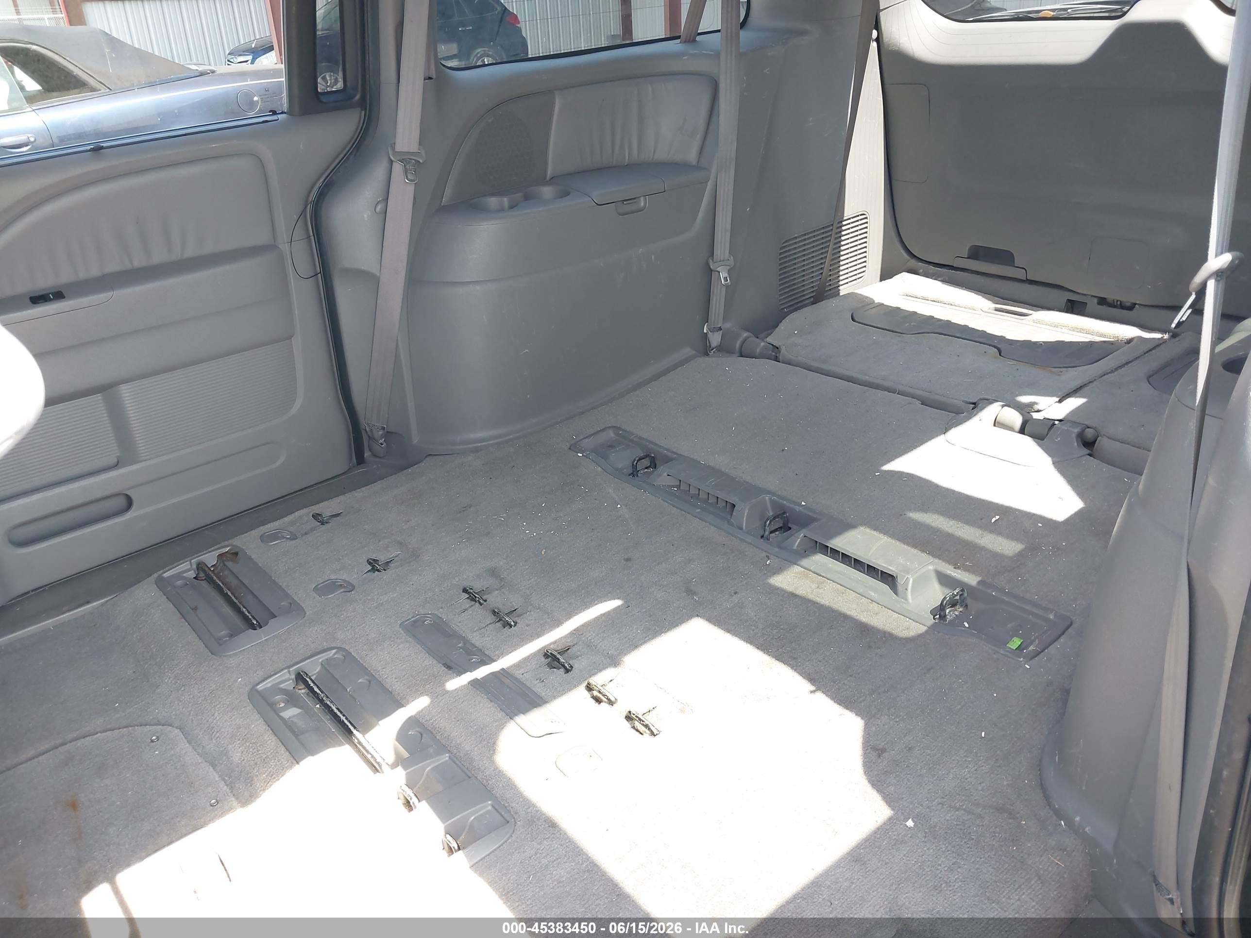 2010 Honda Odyssey Ex-l Black vin: 5FNRL3H7XAB073235